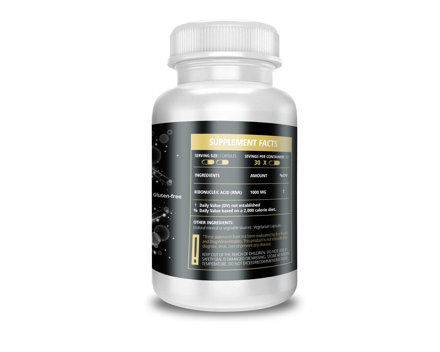 ACTIF RNA Extra Strength 1000 mg RNA Supplement with Memory and Immune Support, Capsule, 60 Count