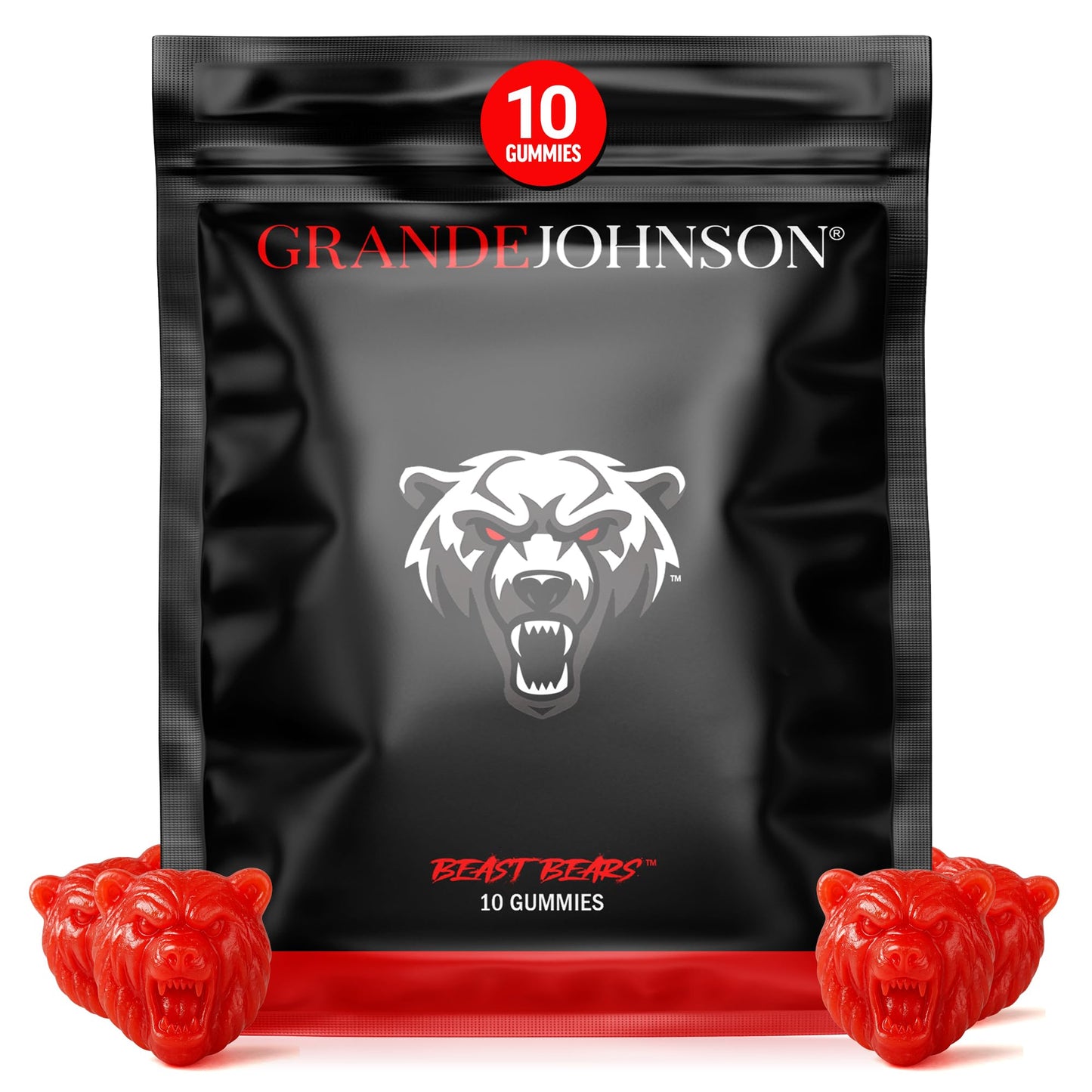 Beast Bears Men's Performance Gummies, 10 Count