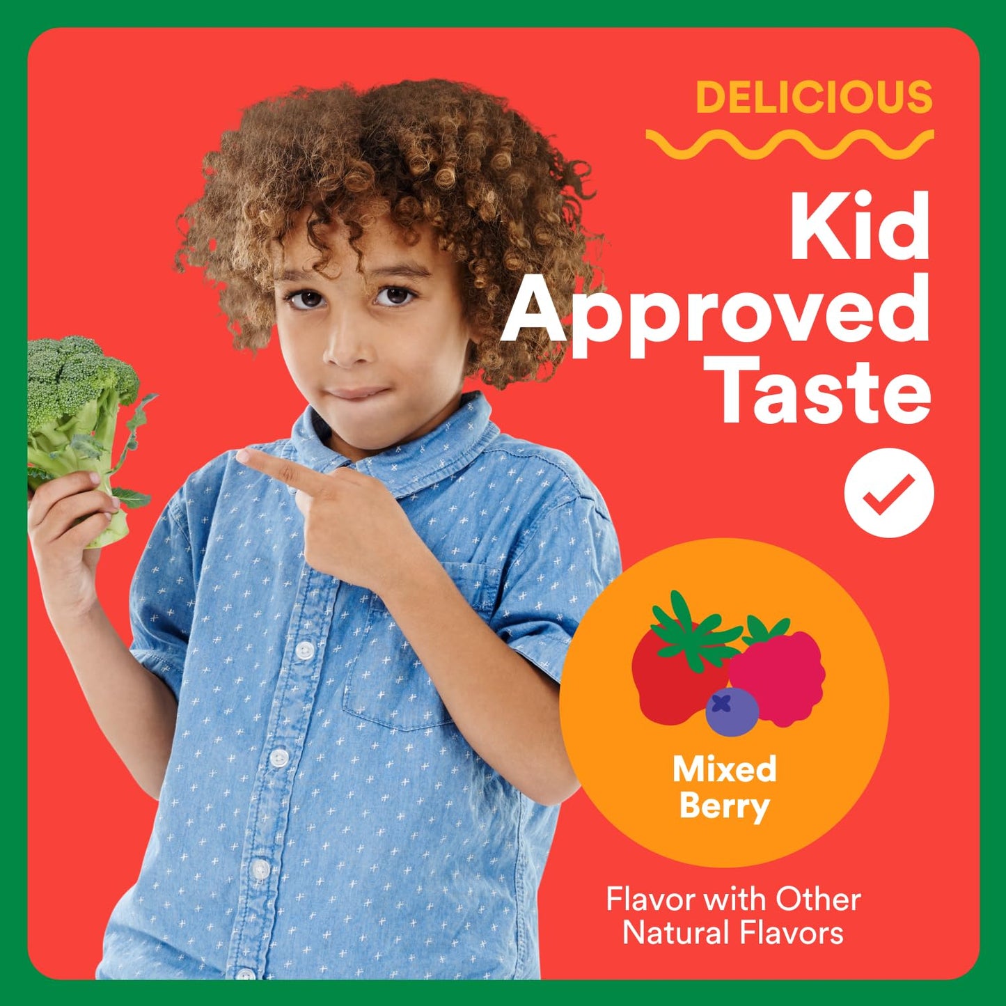 SmartyPants Kids Fiber & Veggies Prebiotic Fiber Gummies, 60 Count