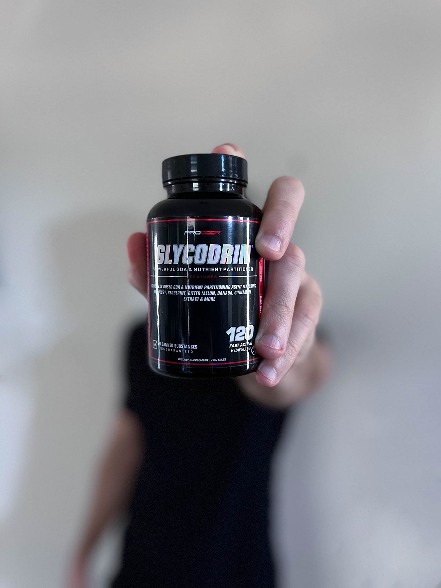 PROCCOR GLYCODRIN GDA with Berberine, Cinnamon, Banaba, Bittermelon, Panax Ginseng, GS4 Plus Capsules 120 Count