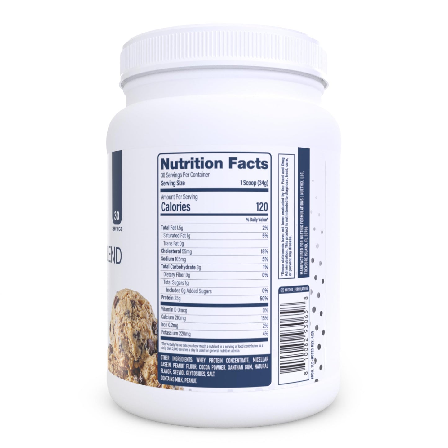 NuEthix Formulations Nu-Protein Blend Protein Powder 32 Servings