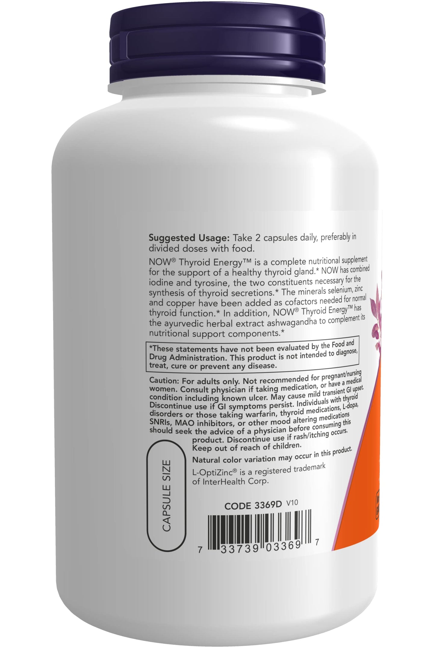 NOW Foods Thyroid Energy 360 Capsules
