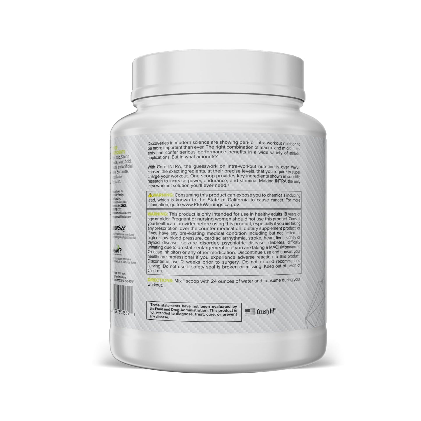 Core Nutritionals Intra Full Spectrum Intra Workout Powder 38.1 Servings