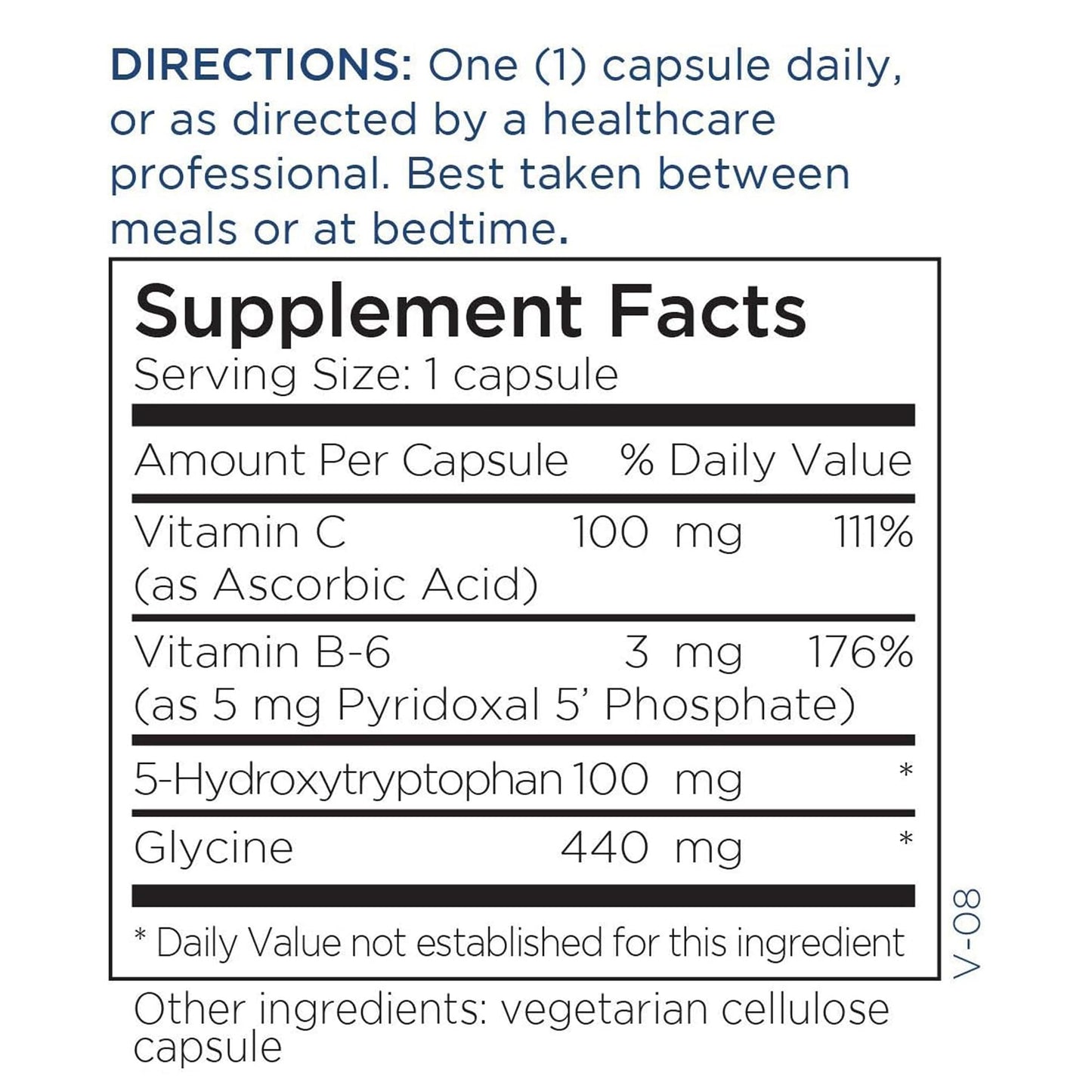 Metabolic Maintenance 5-HTP 100 mg Capsule, 120 Count