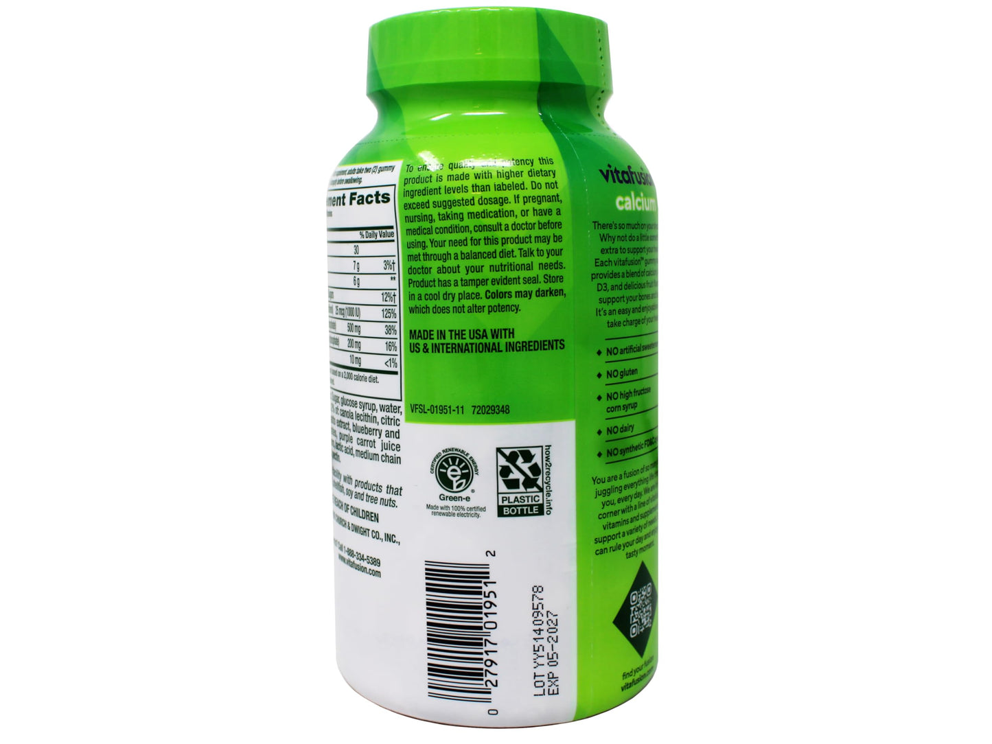 Vitafusion Calcium Gummy Vitamins 500 mg, 200 Gummies