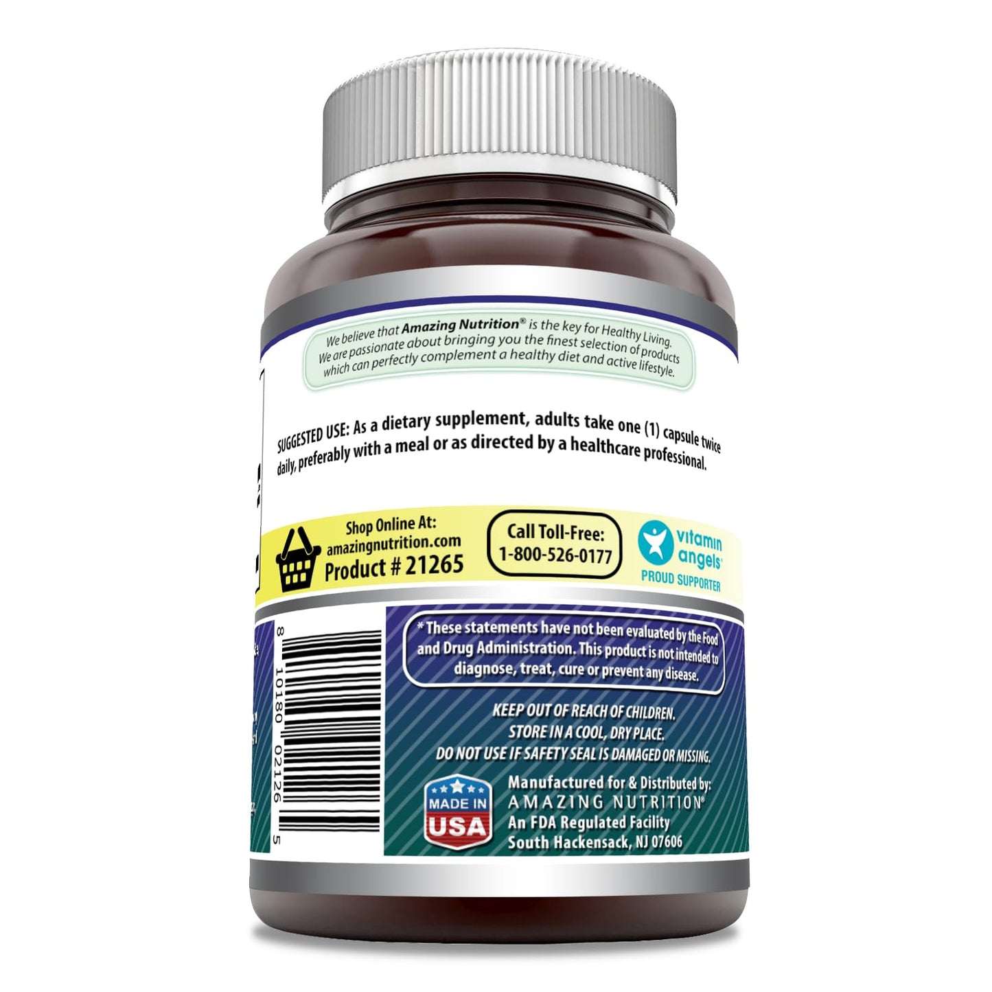 Amazing Nutrition Alpha Lipoic Acid Capsule 1 Count