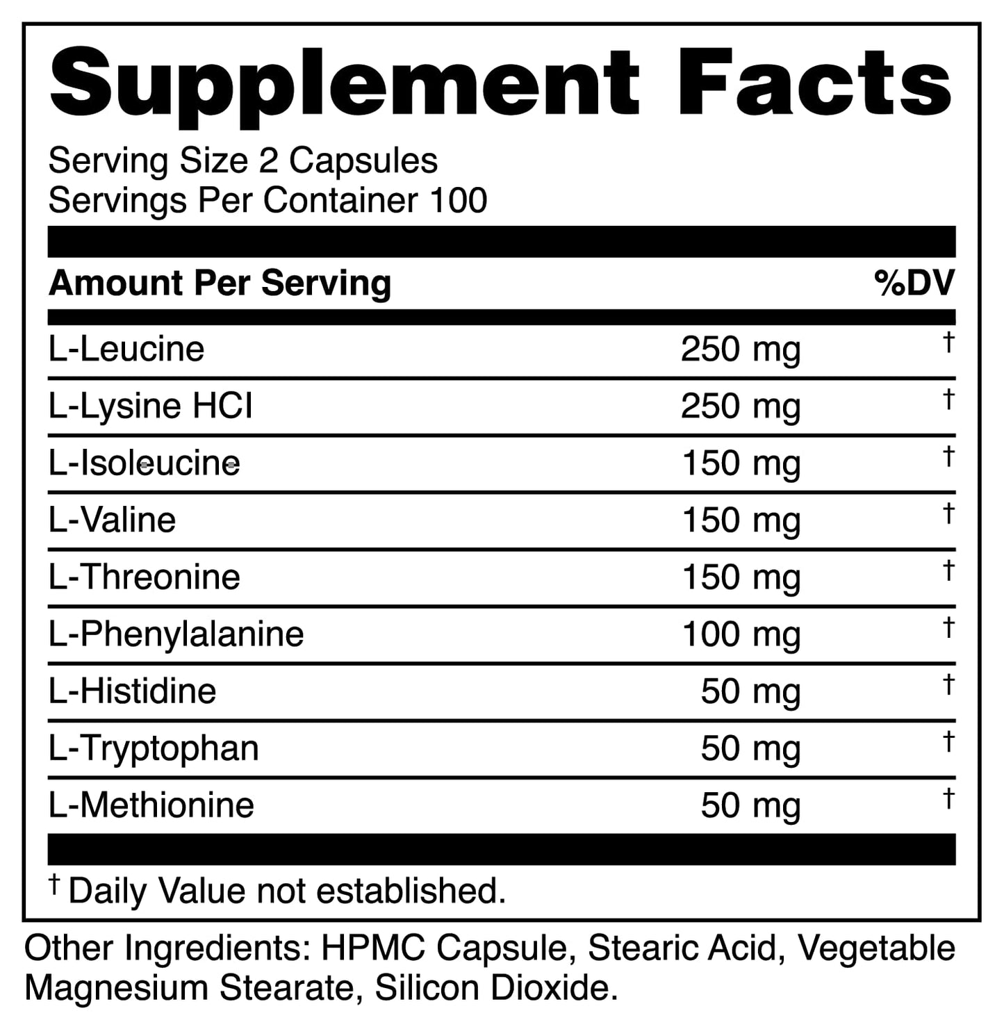 Bucked Up EAA Capsules, 200 Capsules