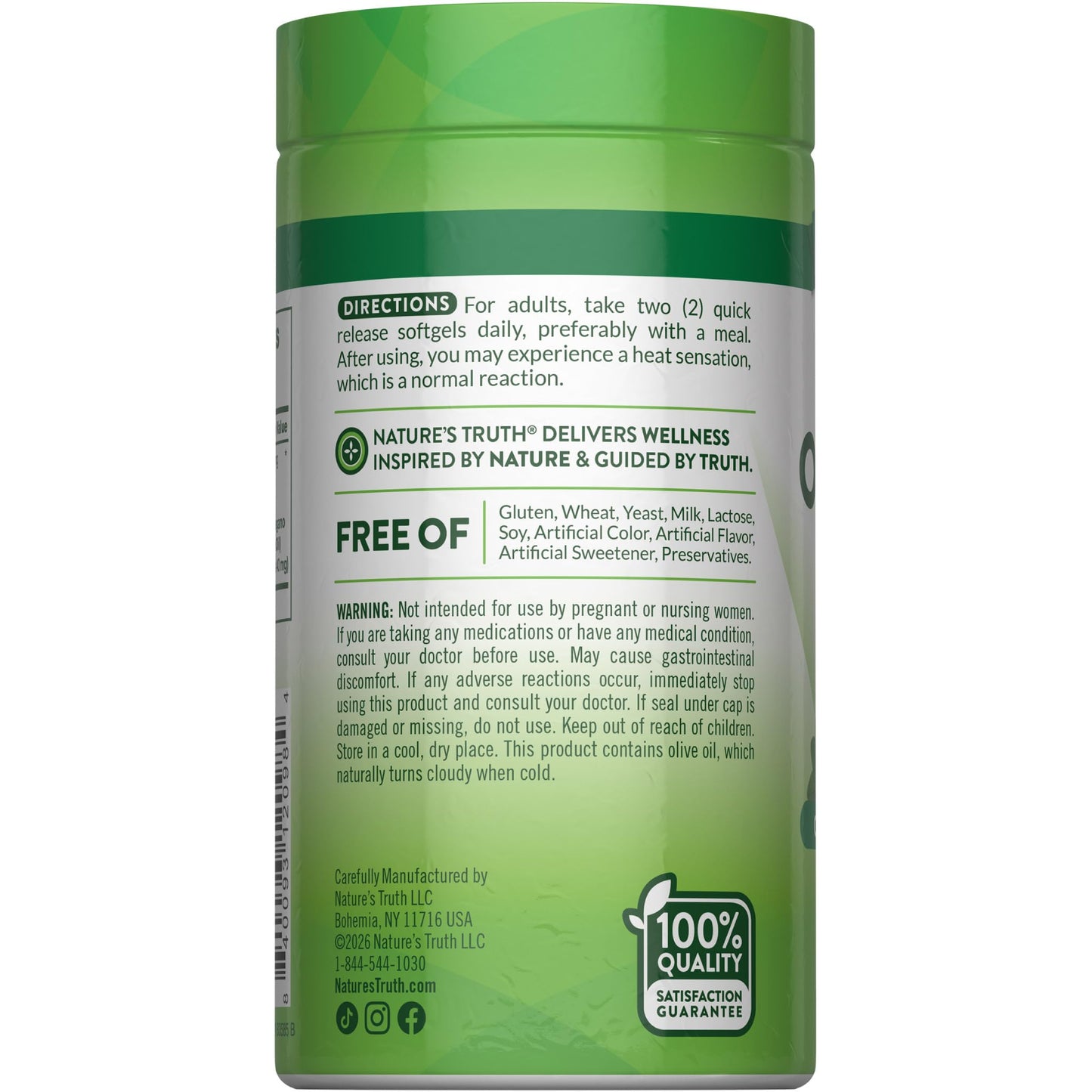 Nature's Truth Oil of Oregano Softgels 150 Count