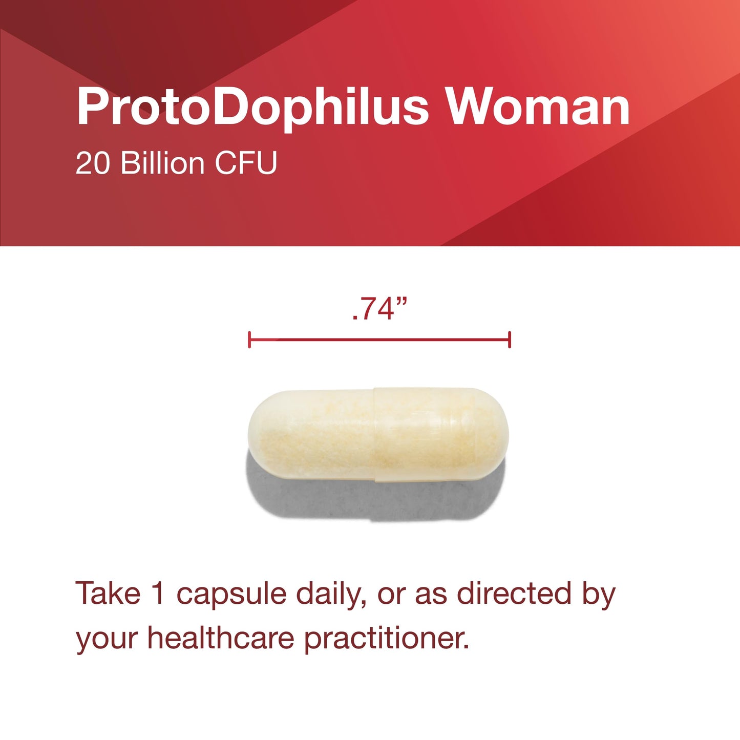 Protocol For Life Balance Proto Dophilus Woman - 20 Billion - Probiotics for Gut Health - Support Vaginal Health & Bloating Relief - Vegan & Kosher Capsules, 50 Count