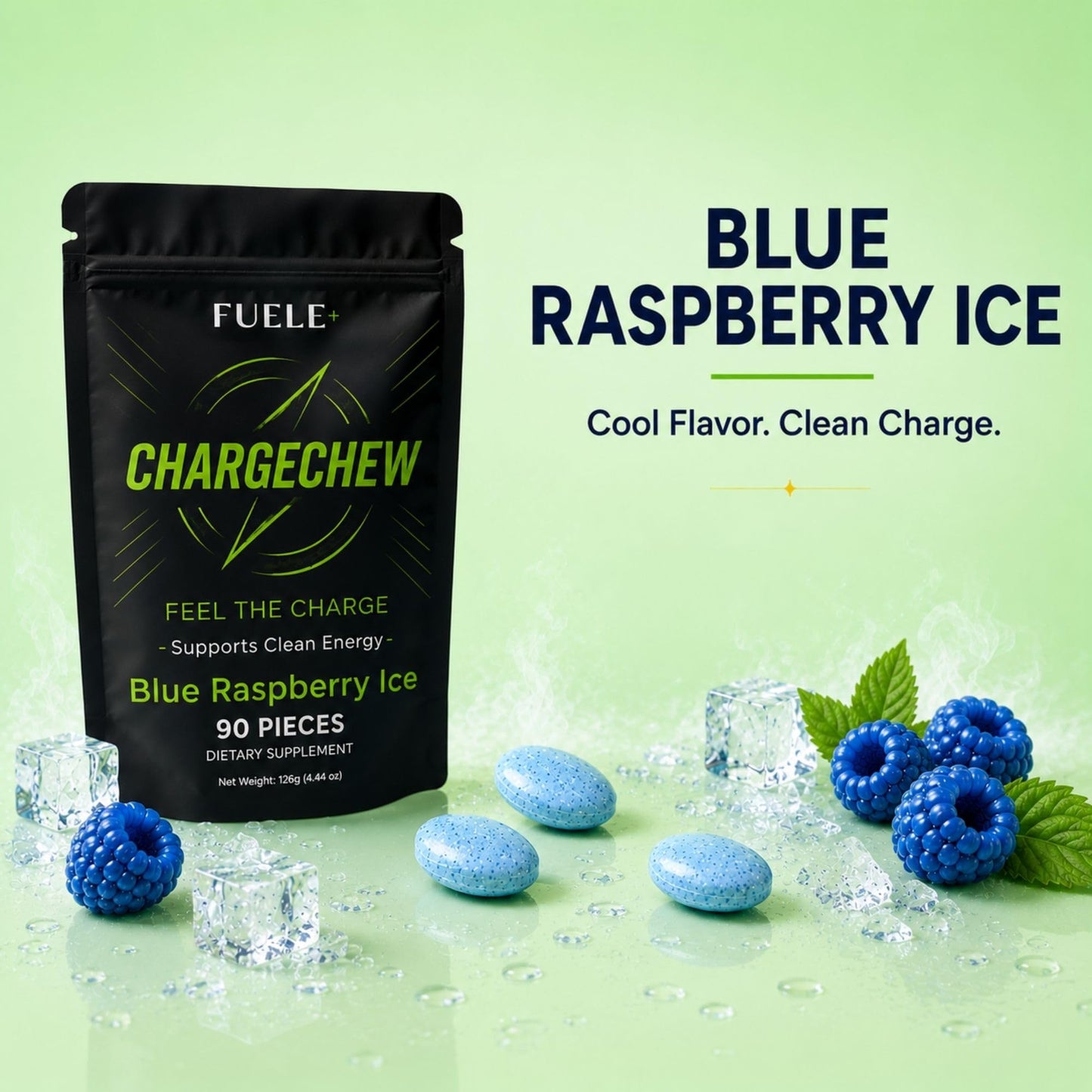 FUELE+ Energy Chews Gummy, 90 Count