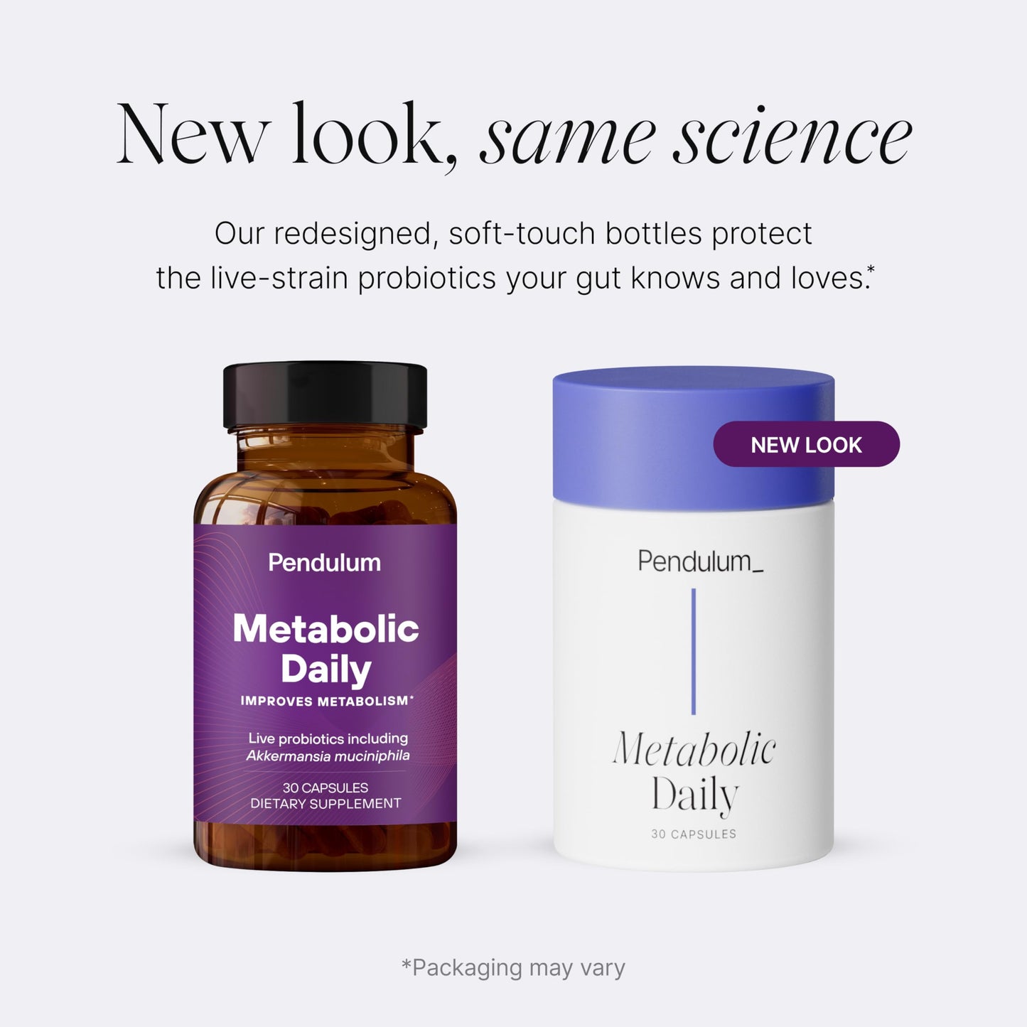 Pendulum Metabolic Daily Multi-Strain Probiotic with Akkermansia muciniphila Capsule, 30 Count