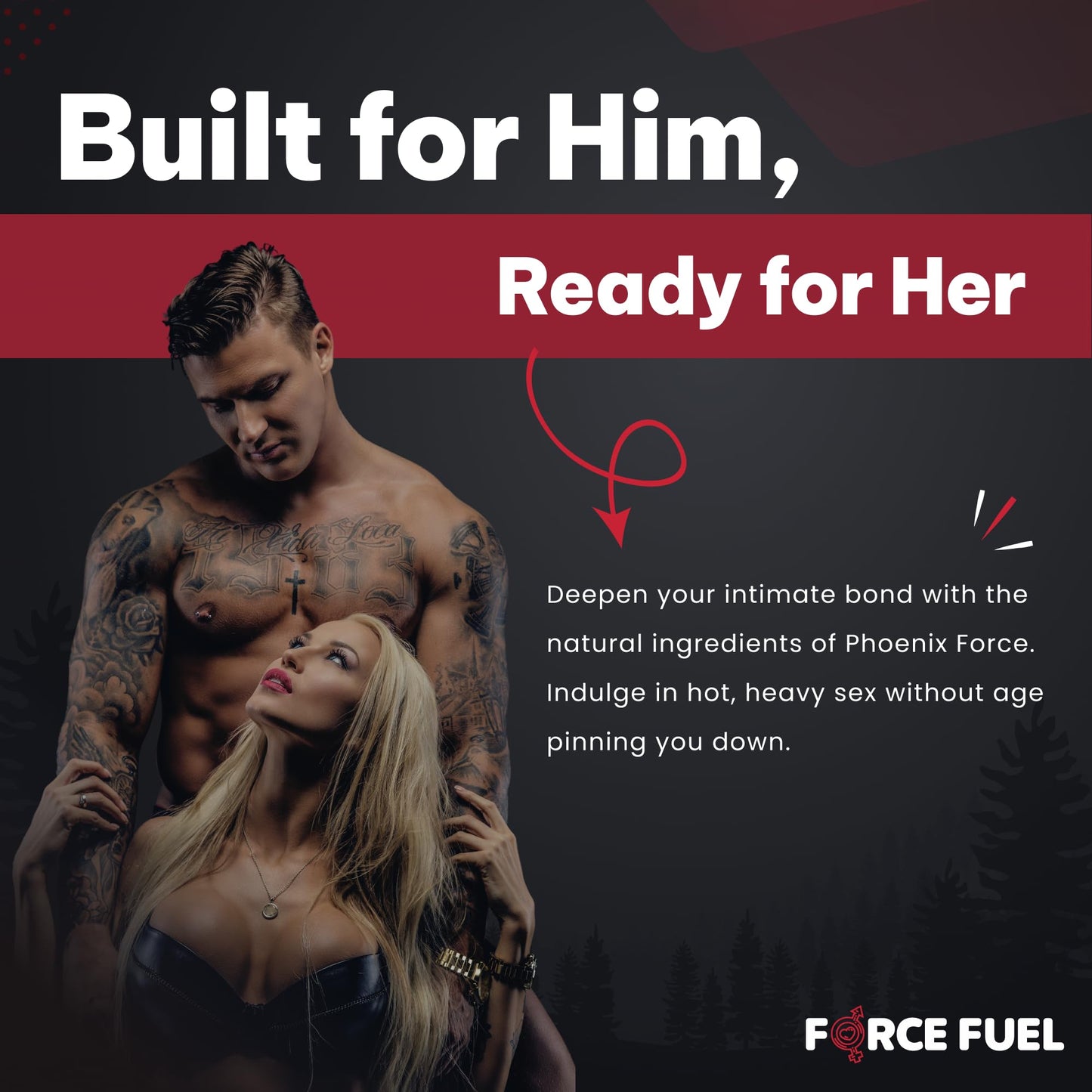 FORCE FUEL Herbal Sex Pills for Men Capsule, 15 Count