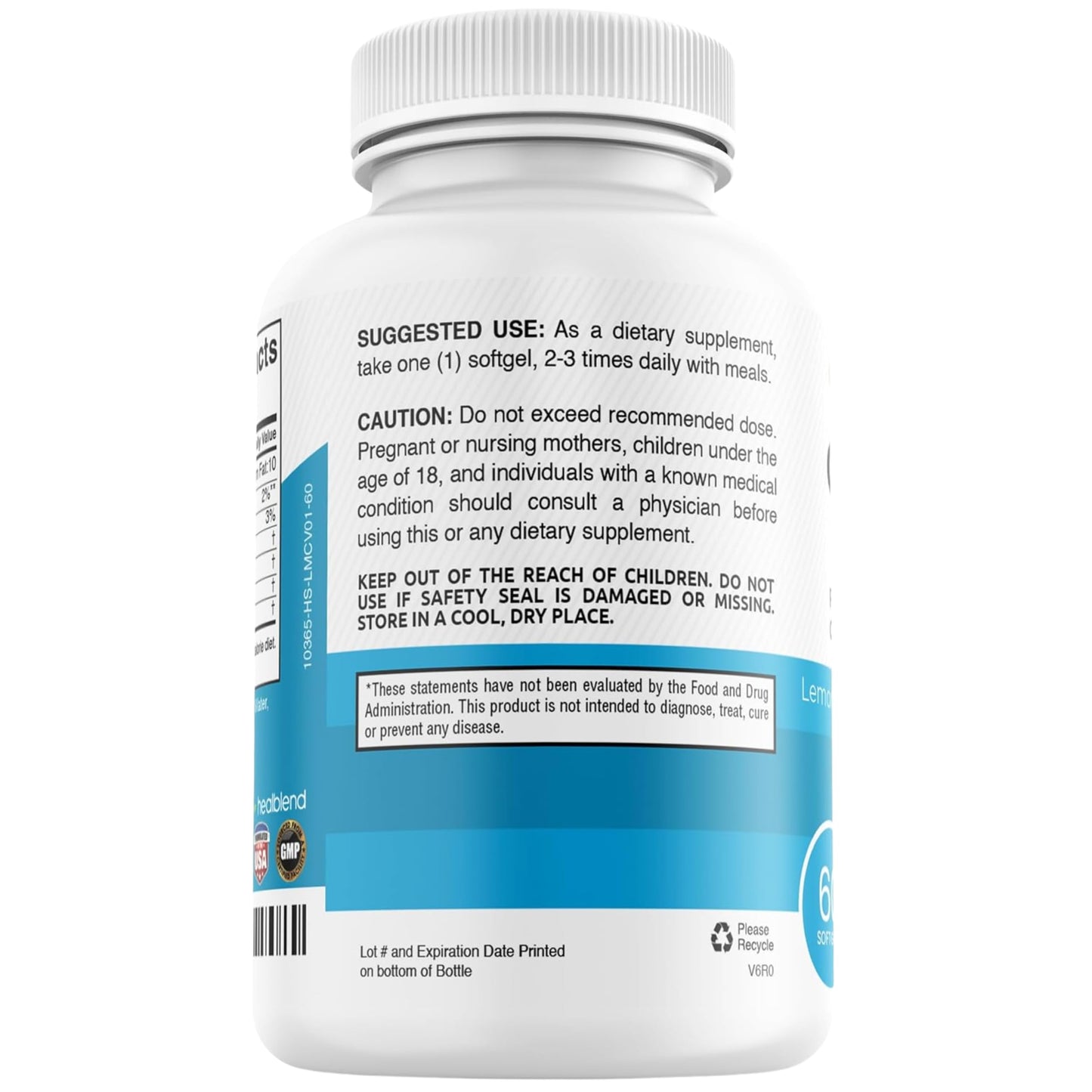 healblend Omega 3 - Pure Fish Oil 36/24-120 Softgels 60