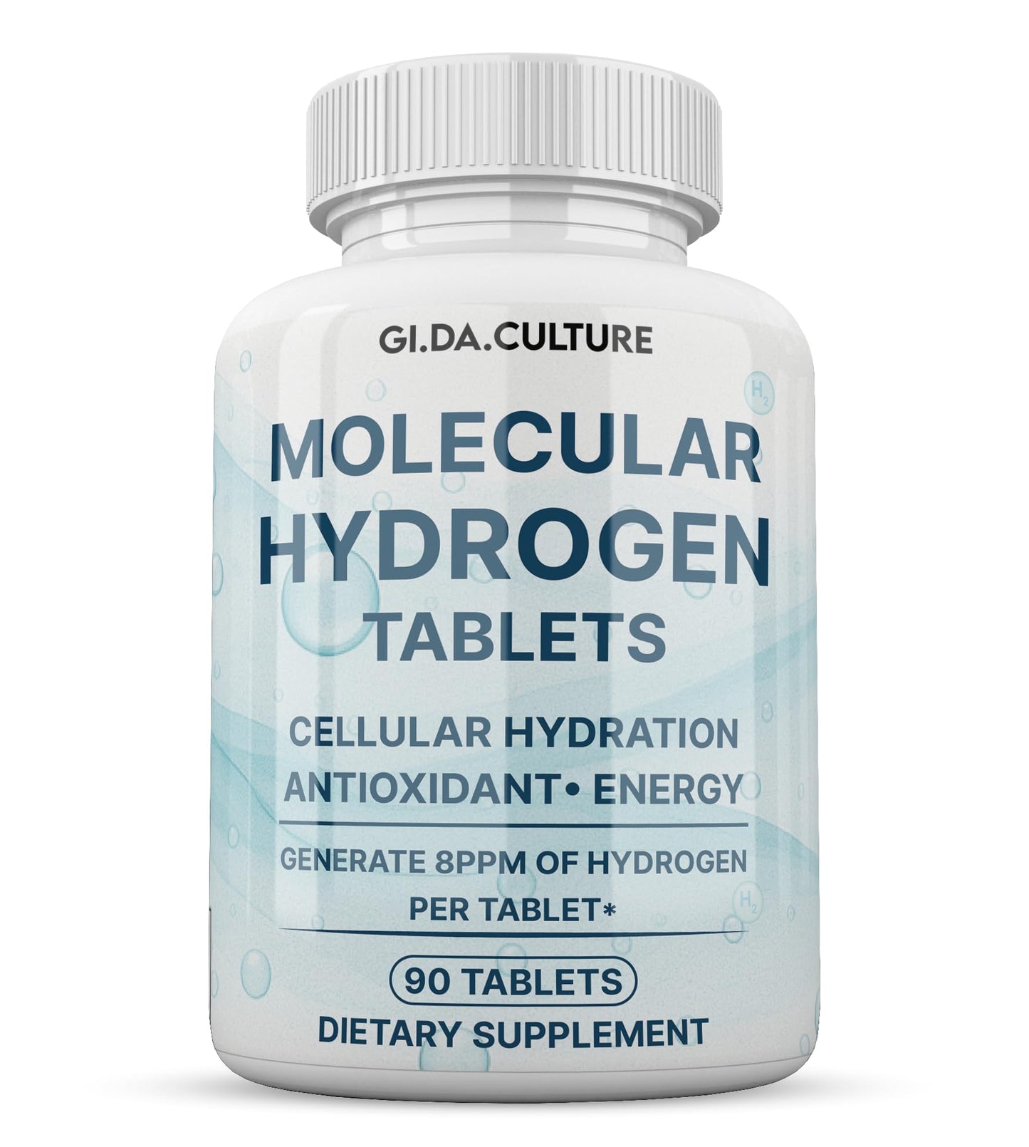 Gi.Da.Culture Molecular Hydrogen Water Tablets, 90 Count