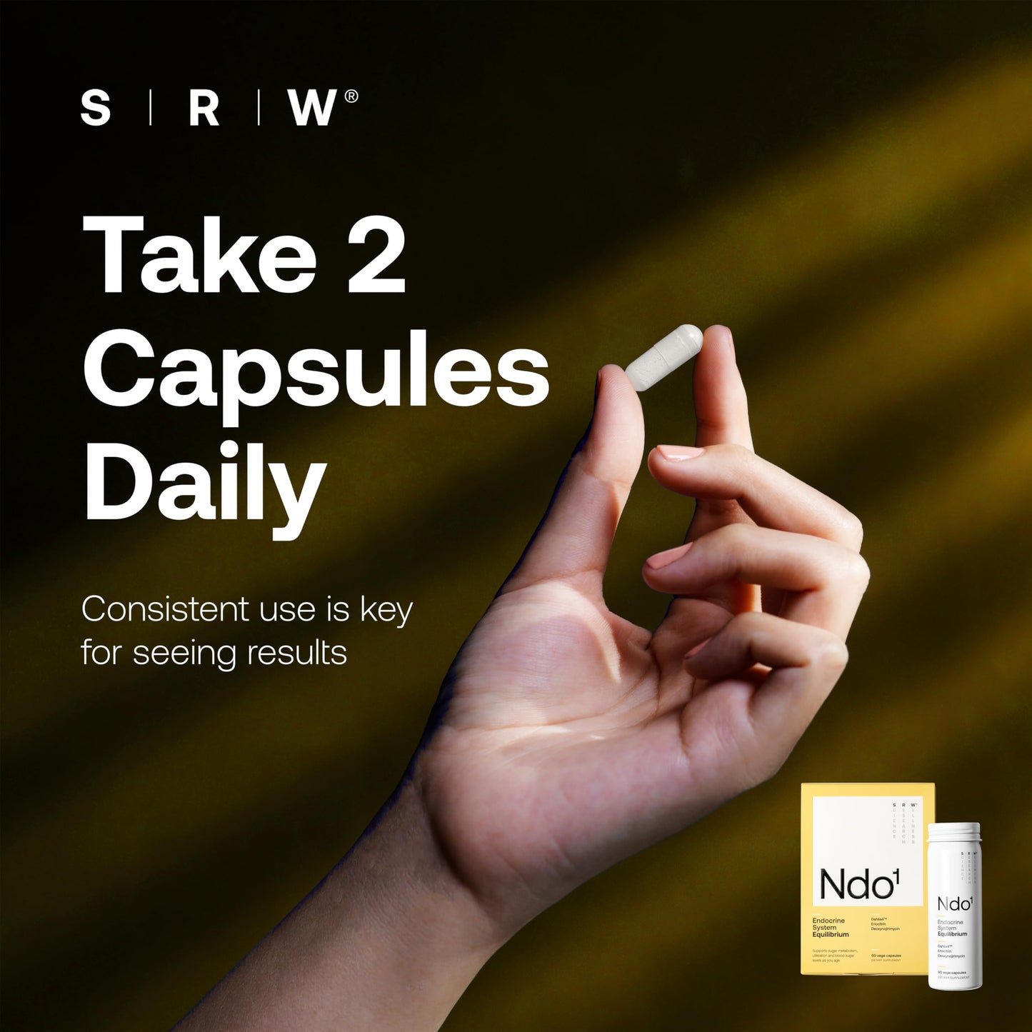 SRW Ndo Equilibrium Vege Capsules 60