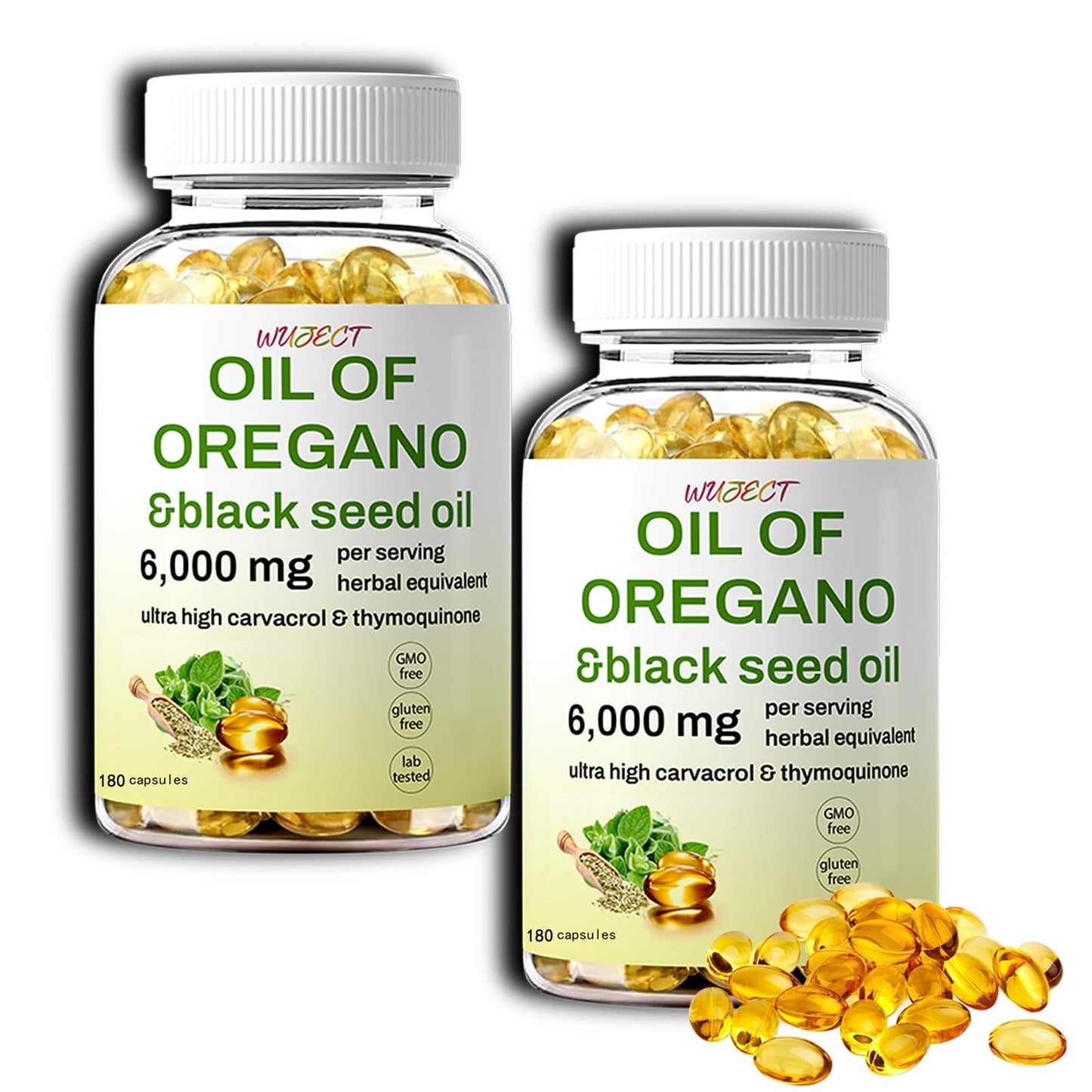 WUJECT Oil of Oregano Softgels Capsule, 1 Count