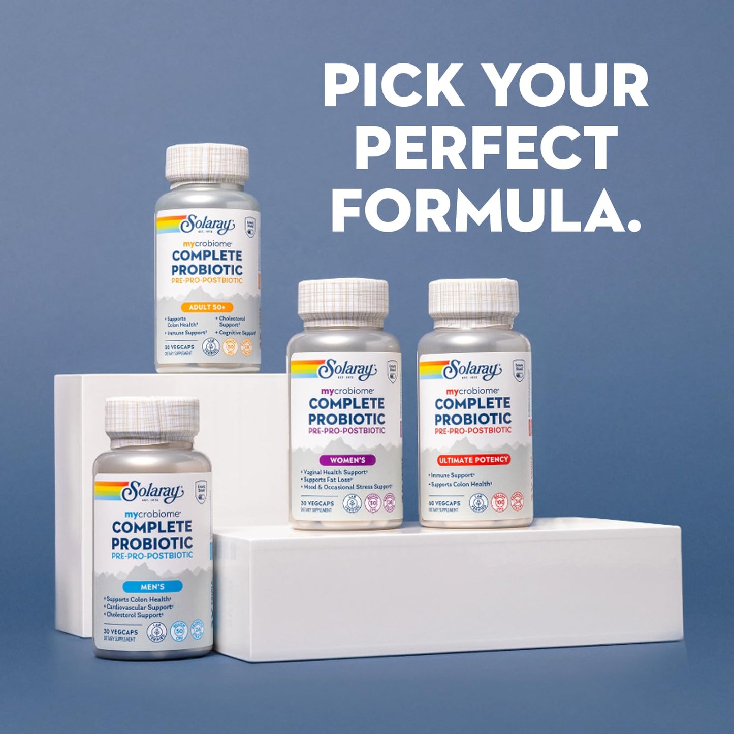 SOLARAY Mycrobiome Complete Probiotic Mood Formula Capsule 30 Count