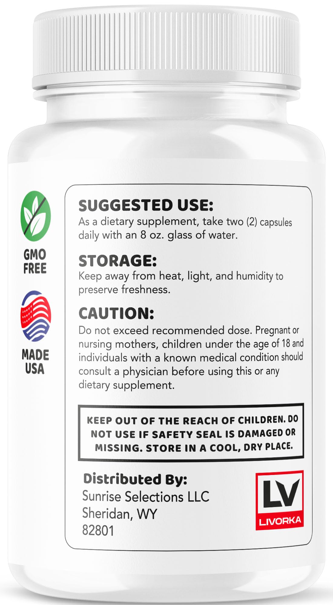 LIVORKA Glyco Rev Capsules 300 Capsules