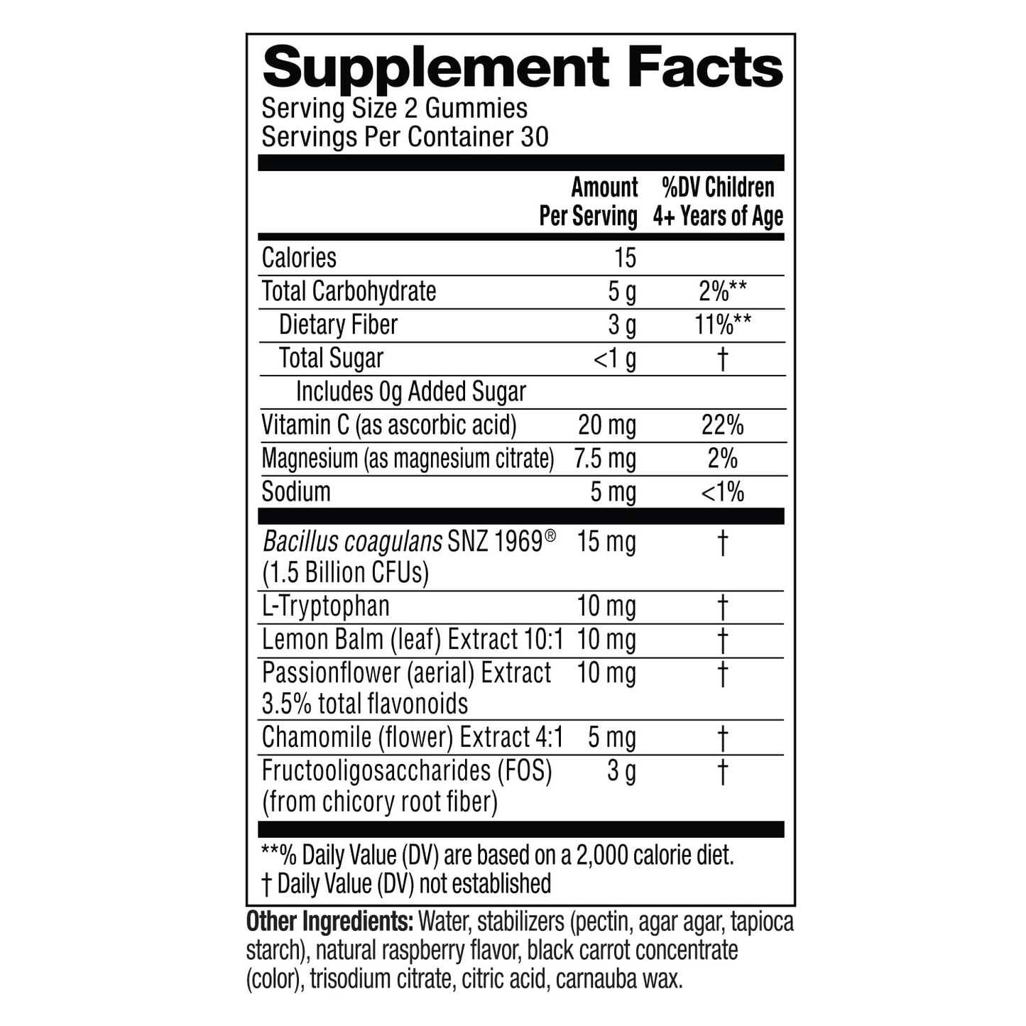 Biostime Kids Sleep Fruity Bites Gummy, 60 Count