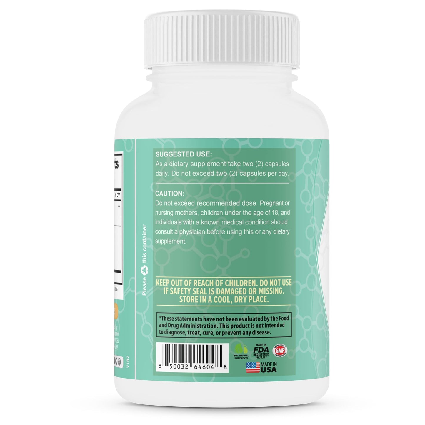 TerraForm Nutrition Toenail Fungal Guard - Probiotic Fungus Inhibitor Capsule 1 Count