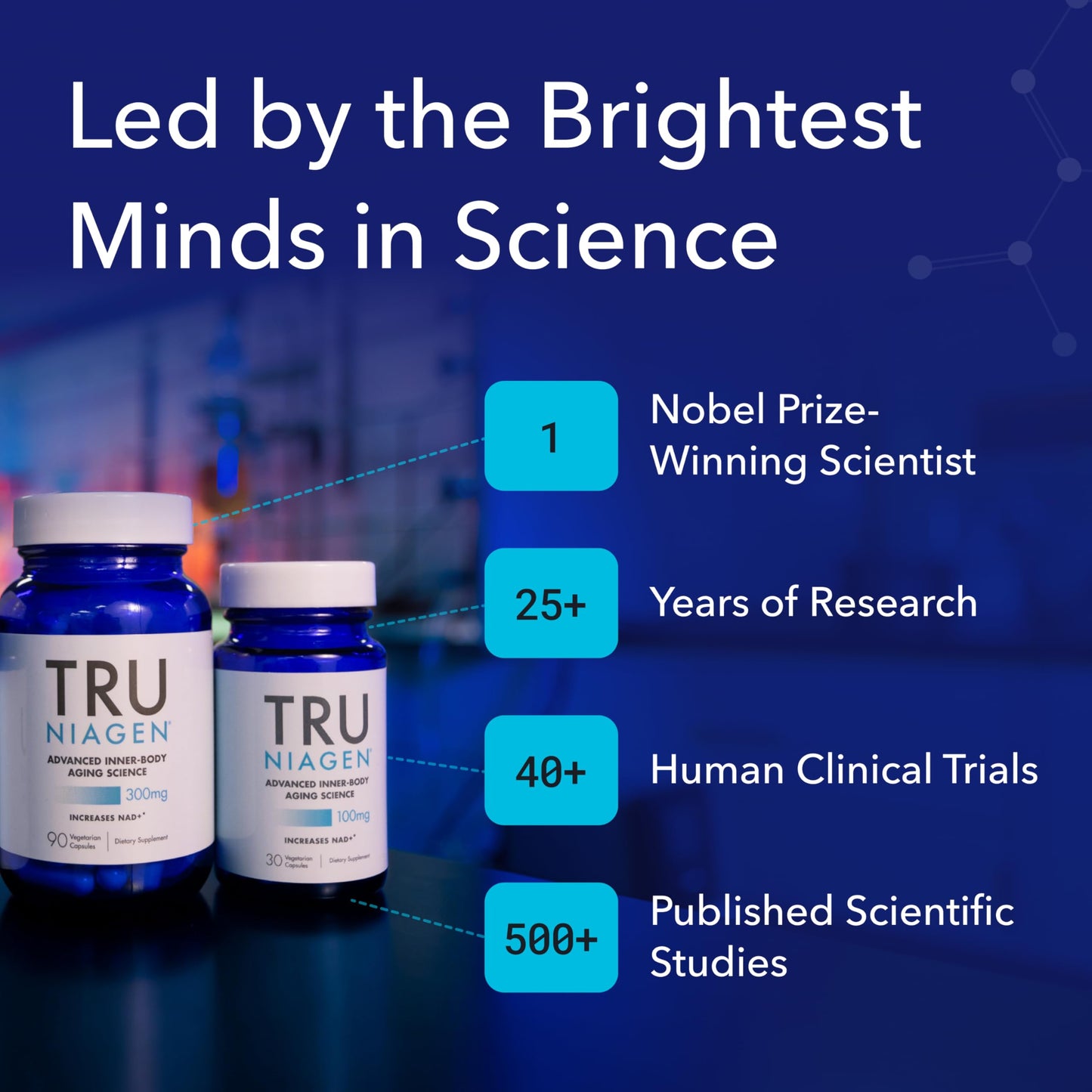 TRU NIAGEN Beauty NAD+ for Hair, Skin & Nails Capsules, 30 Capsules