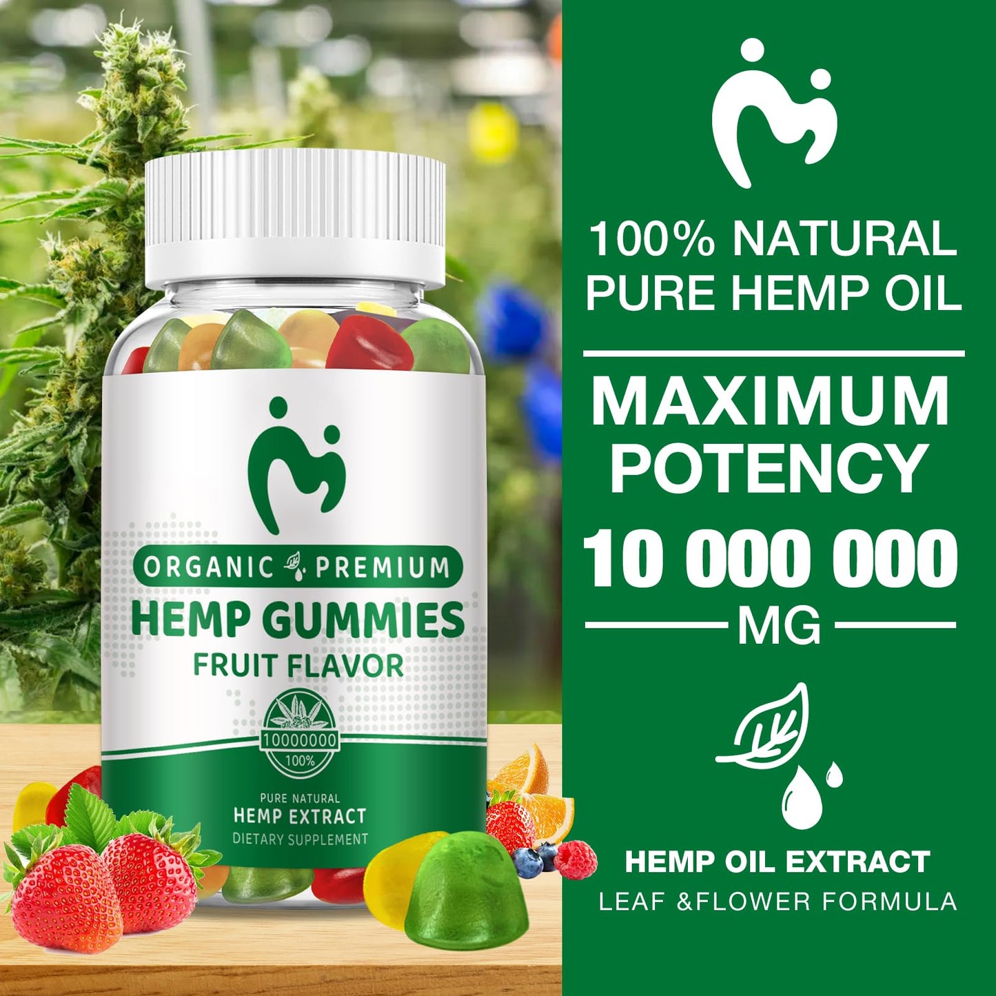 MOSRAY Hemp Gummies Extra Strength for Pain, Sleep, Relax, Anxiety, 240 Gummies
