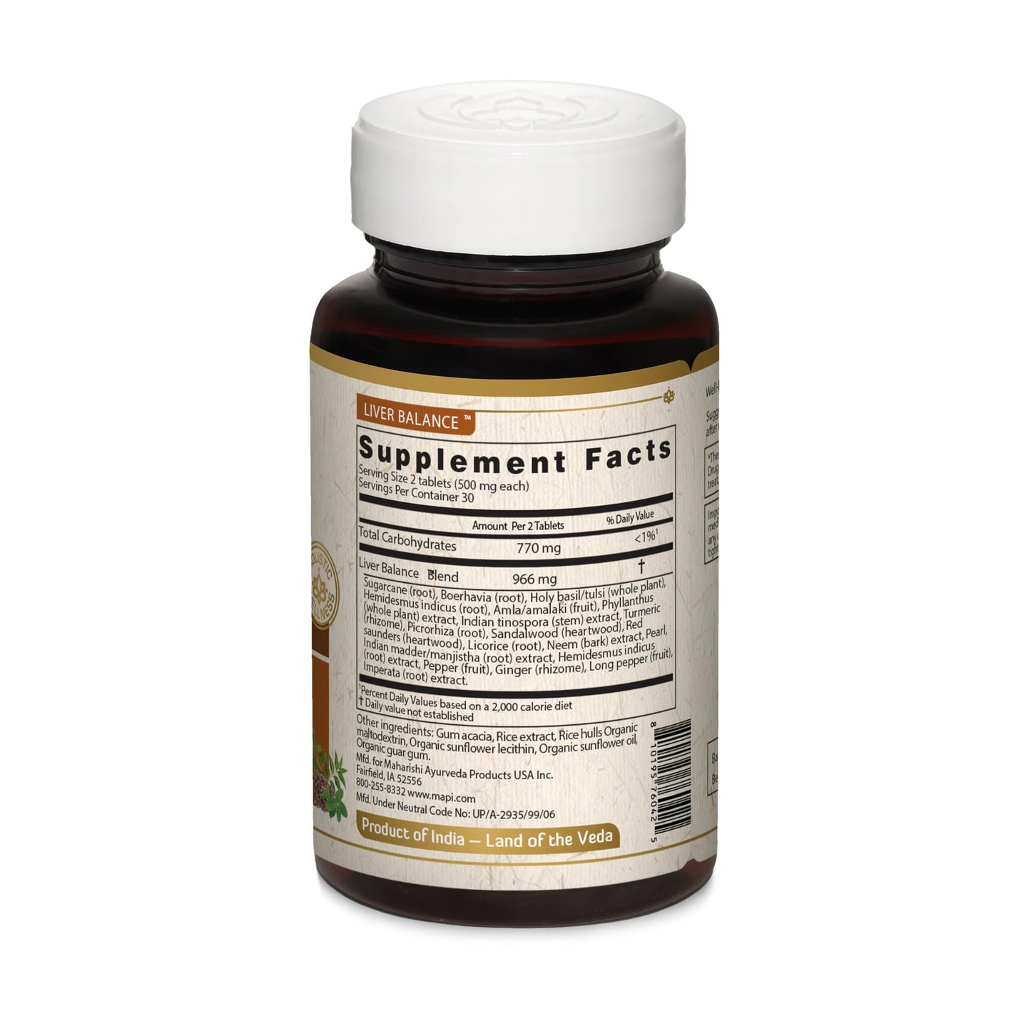 Maharishi Ayurveda Liver Balance 60 Tablets