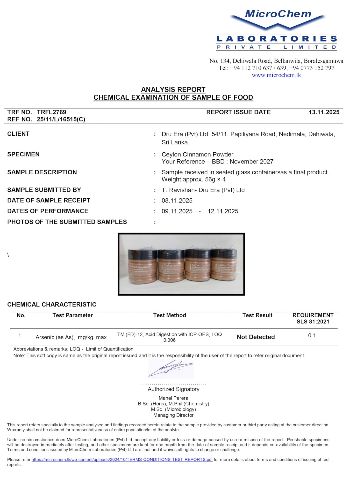 Dru Era Ceylon Cinnamon Supplements 250mg Capsules 240 Count