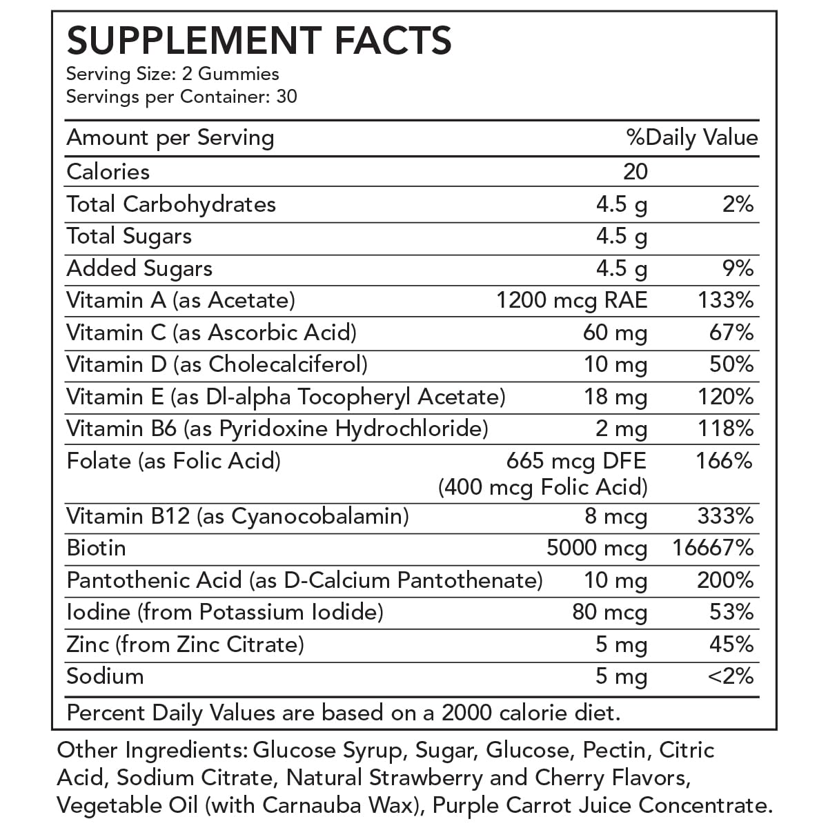 NutraviX Multivitamin Gummies 60 Count