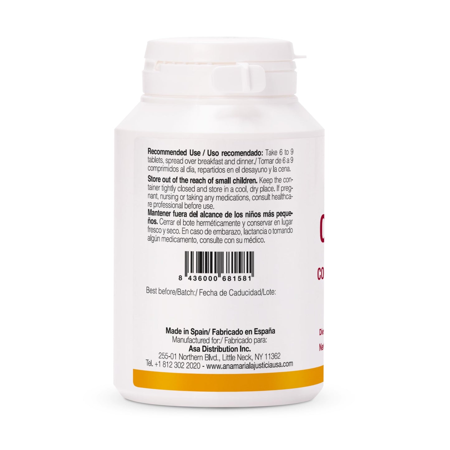 Ana María Lajusticia Collagen with Magnesium 180 Tablets