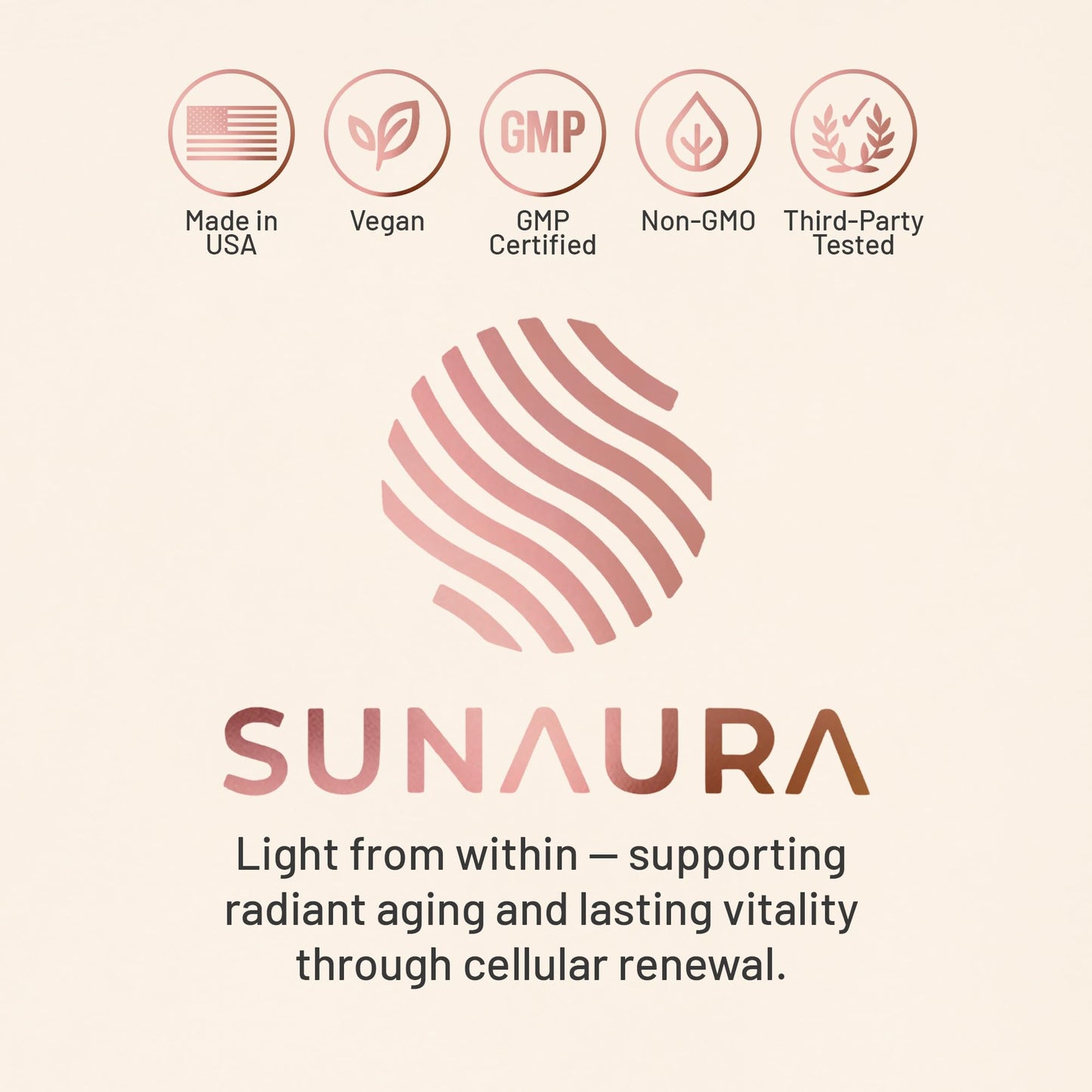SUNAURA Spermidine Supplement 10 mg (Spermidine 3HCl), 60 Capsules