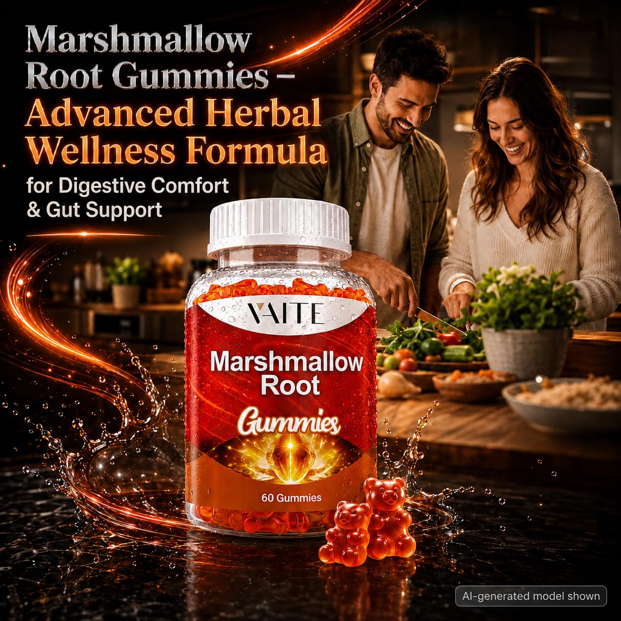 VAITE Marshmallow Root Gummies 60 Count