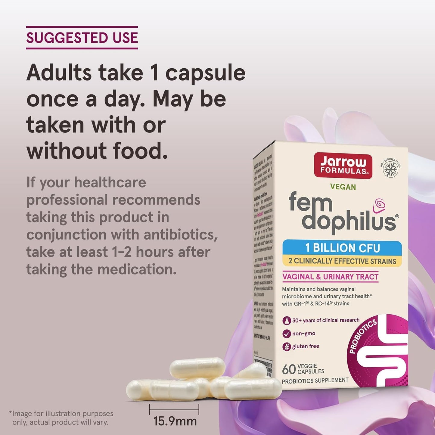 Jarrow Formulas Fem-Dophilus Capsule 60 Veggie Capsules