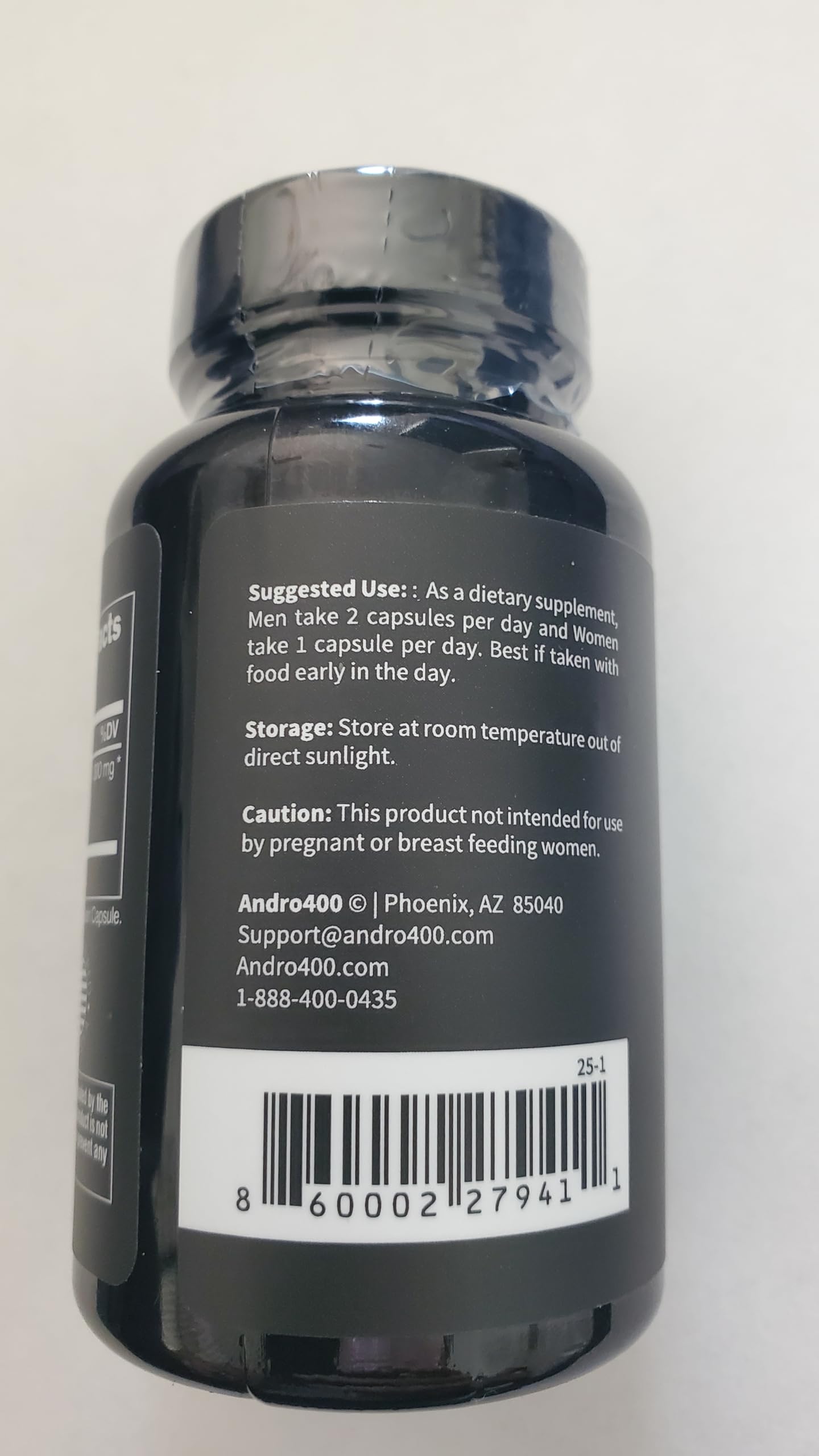 Andro400 Natural T Booster Supplements for Men – Traditional Tongkat Ali (Eurycoma Longifolia) 100:1 Extract – Herbal Formula for Energy, Stamina, & Metabolic Support – 120 Capsules