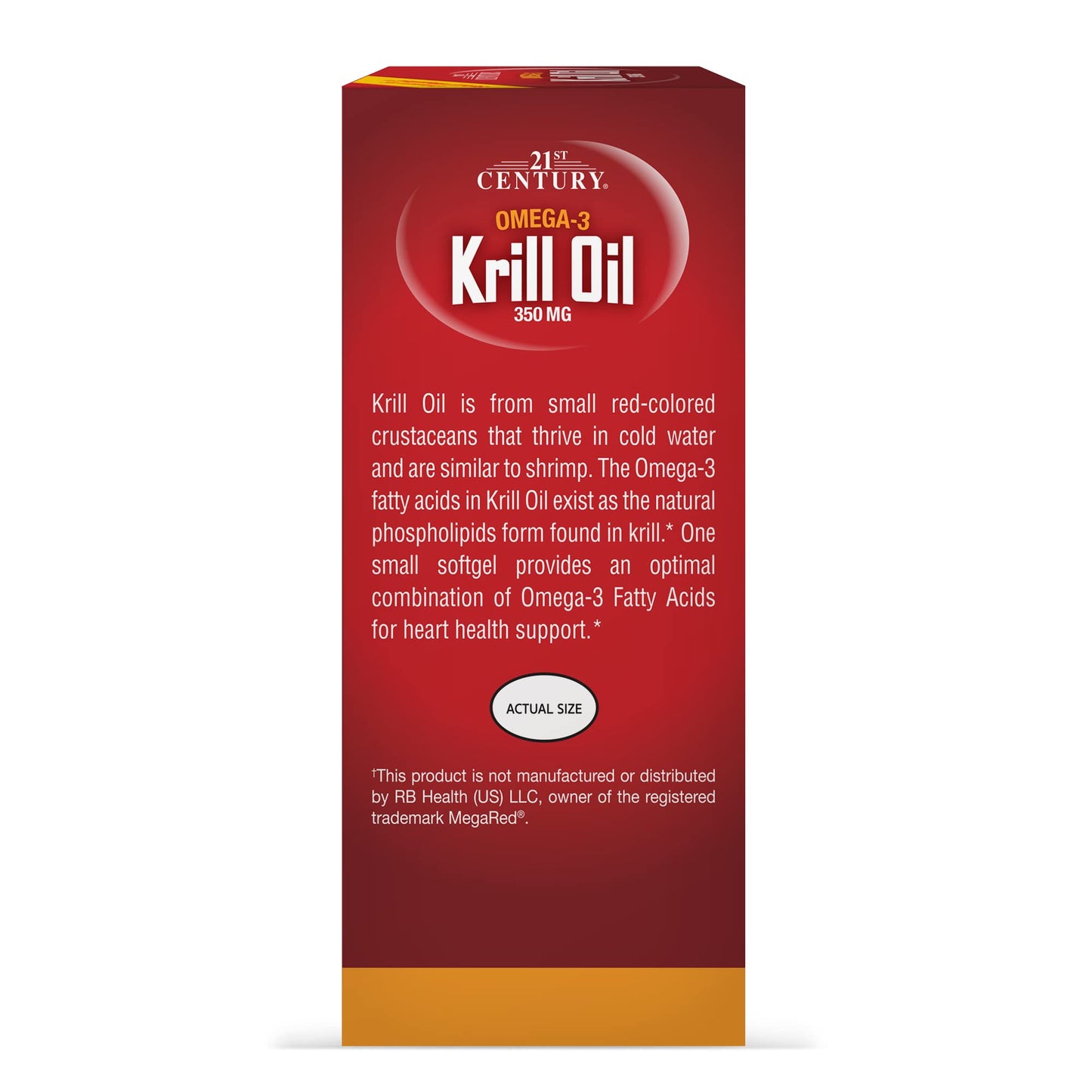 21St Century Krill Oil 300 mg Softgel, 60 Count