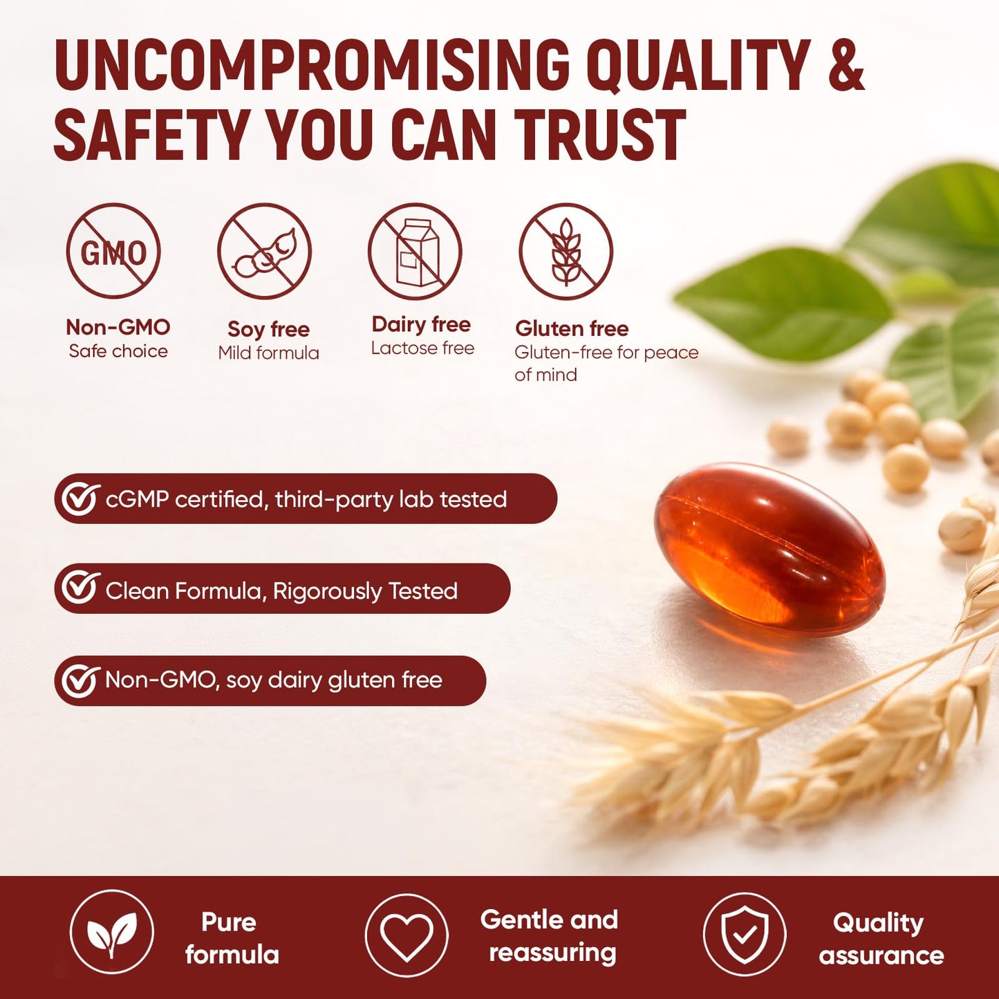 KEHLUSTY Astaxanthin 12mg 10-in-1 Ultra Strength Softgels, 120 Count