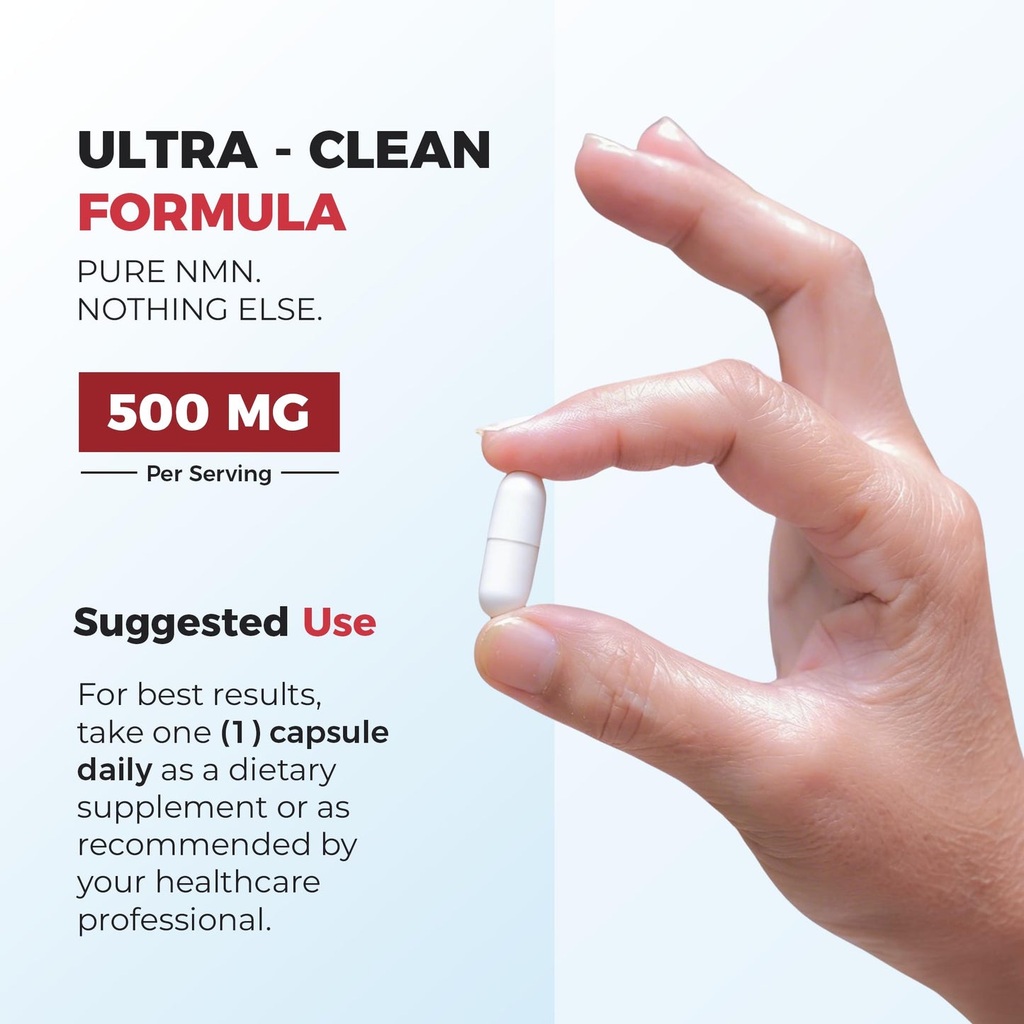 Austinootropics NMN 500 mg Pure NMN Capsule, 90 Capsules