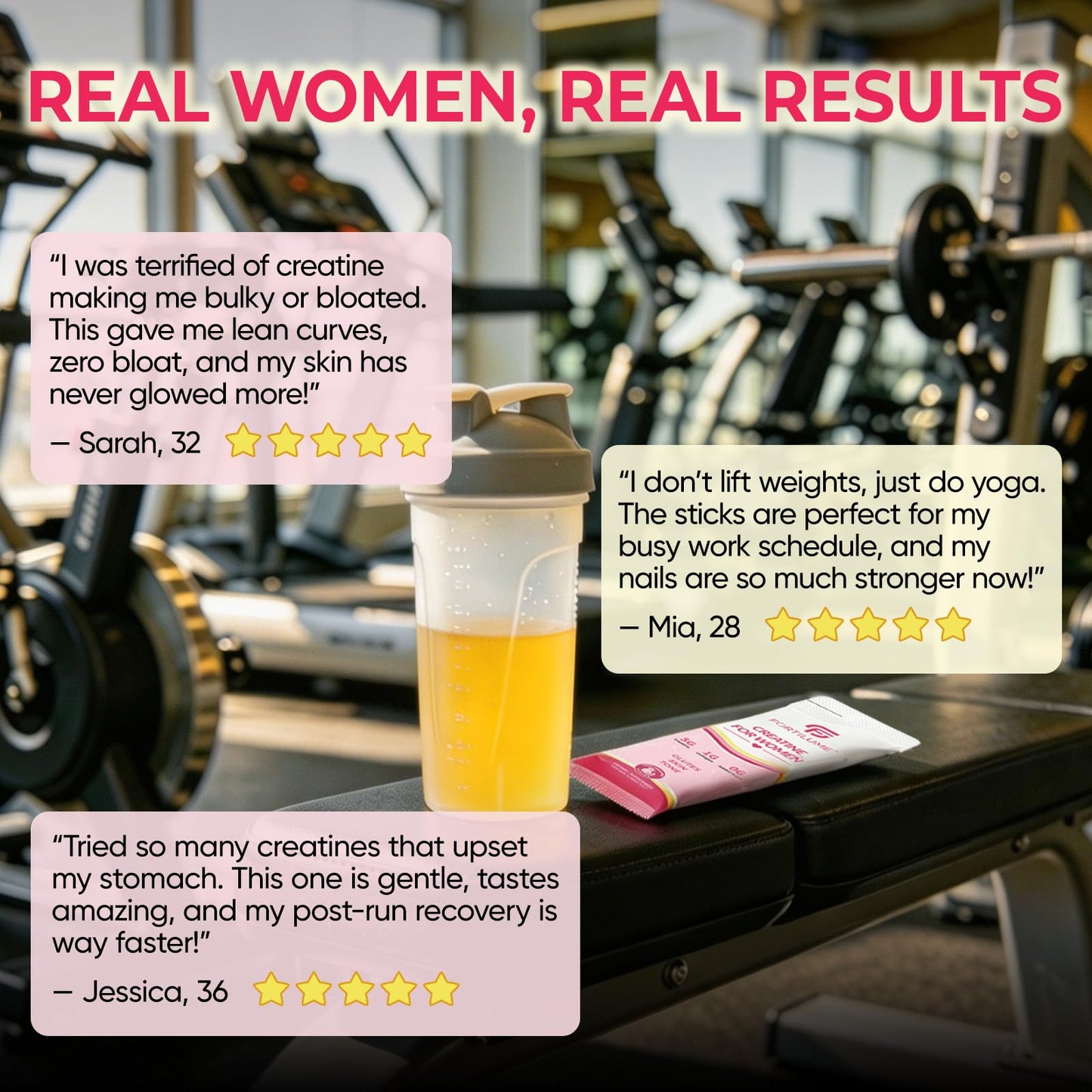 FORTILUME Creatine for Women, with Creatine Monohydrate, Collagen & Biotin Powder 5.6 Ounce