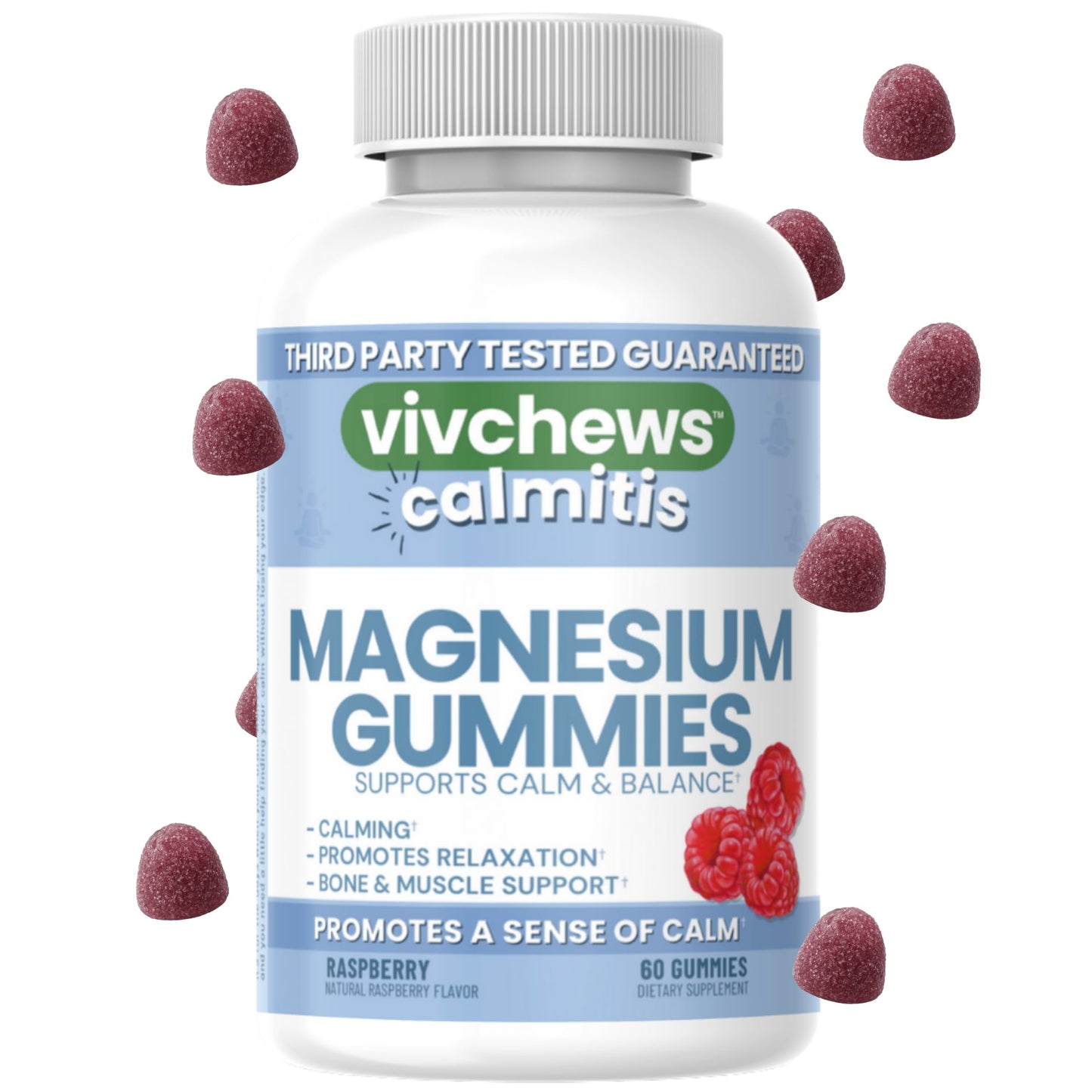 Vivchews Magnesium Gummies 60 ct