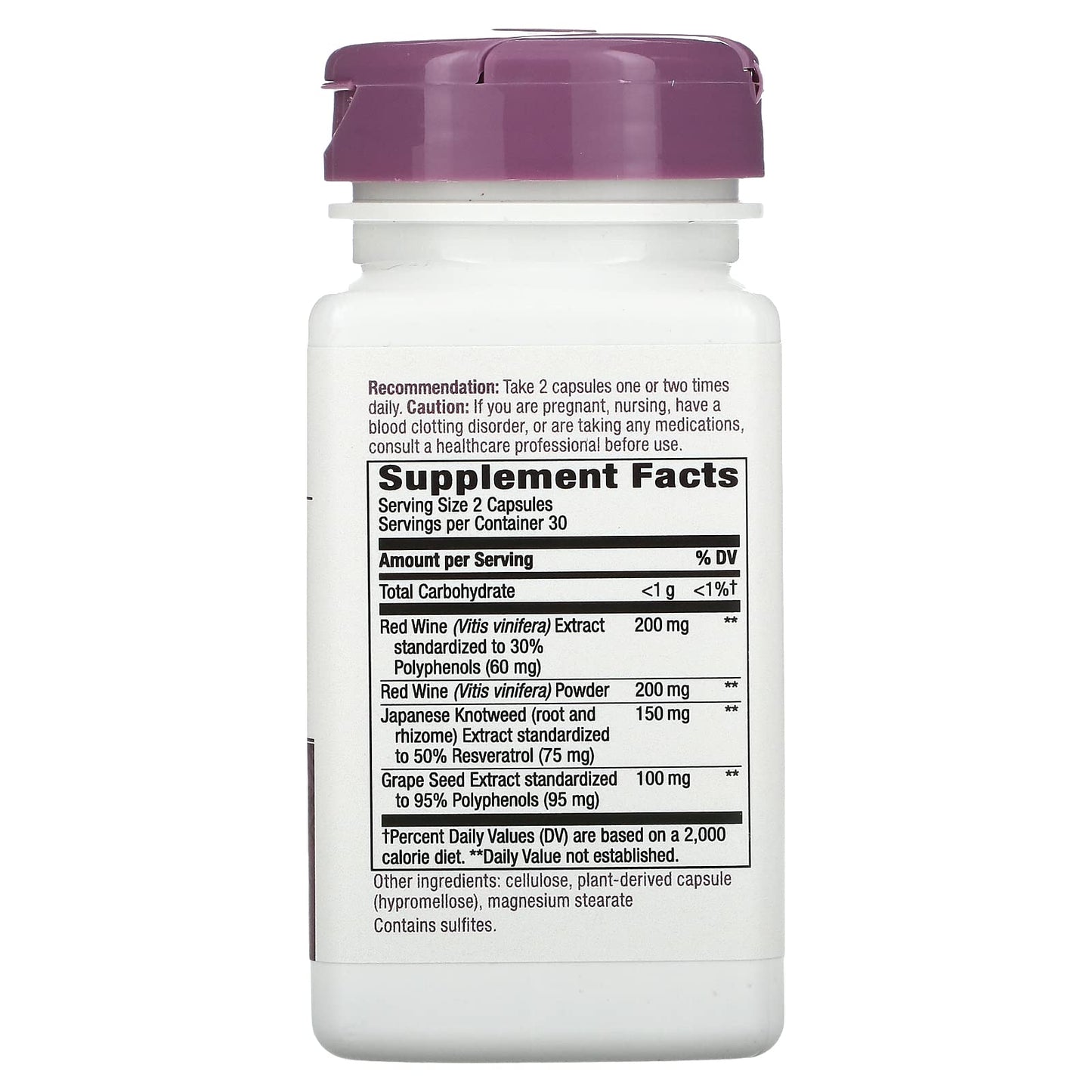 Nature's Way Resveratrol Capsule 60 Count