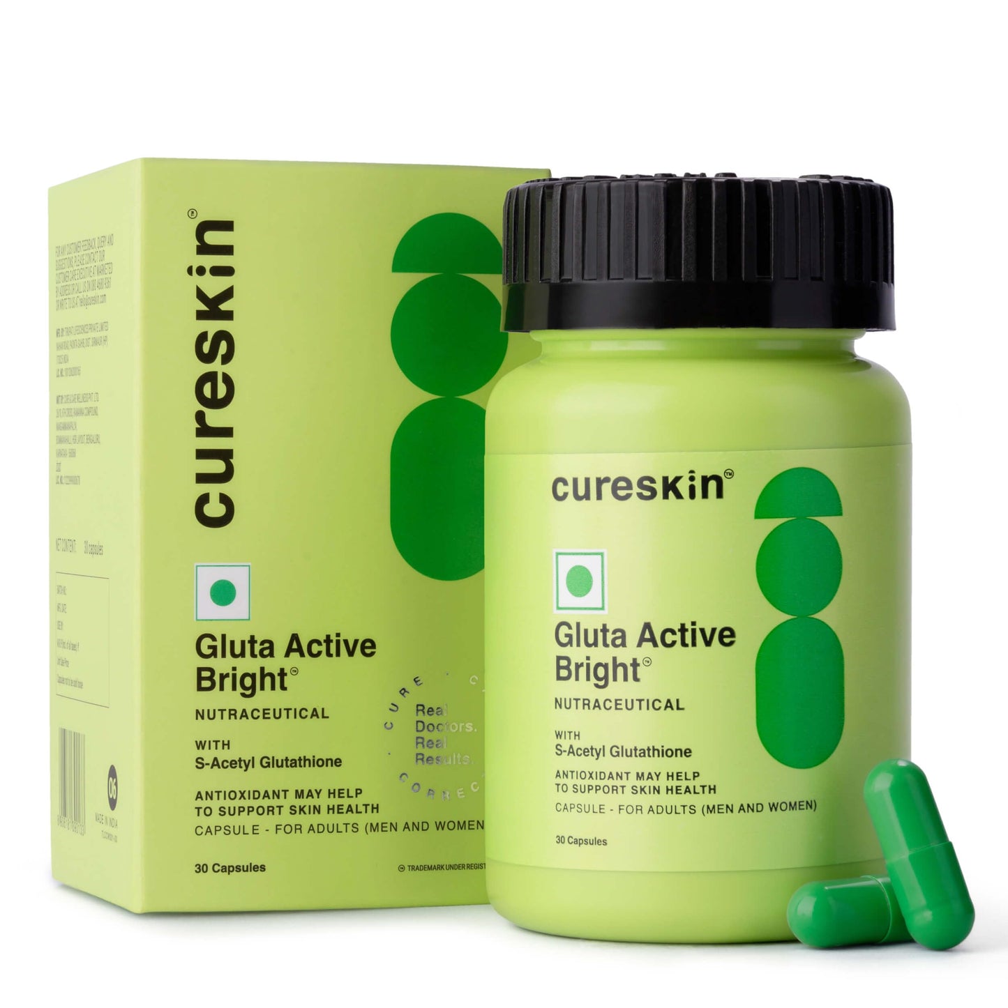 Cureskin S-Acetyl L-Glutathione 30 Capsules