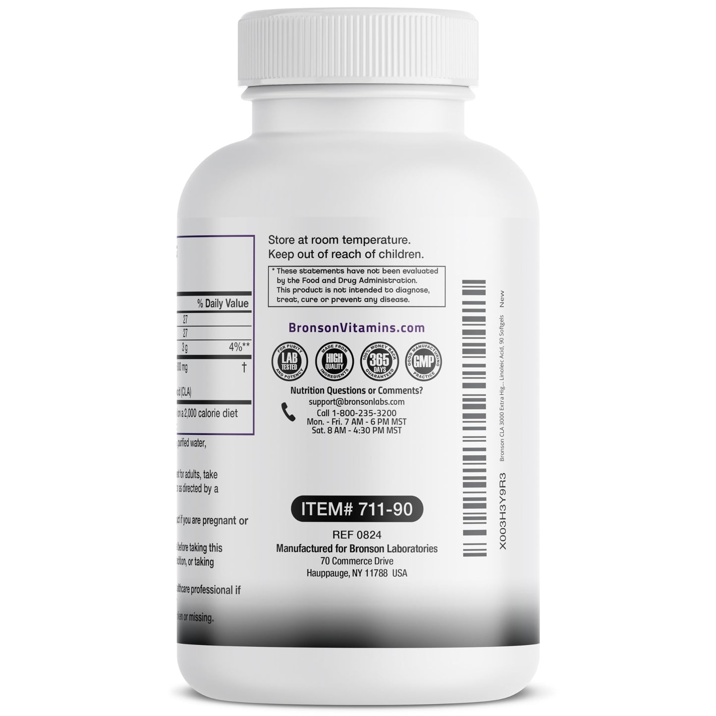 Bronson CLA 3000 Softgels, 90 Count