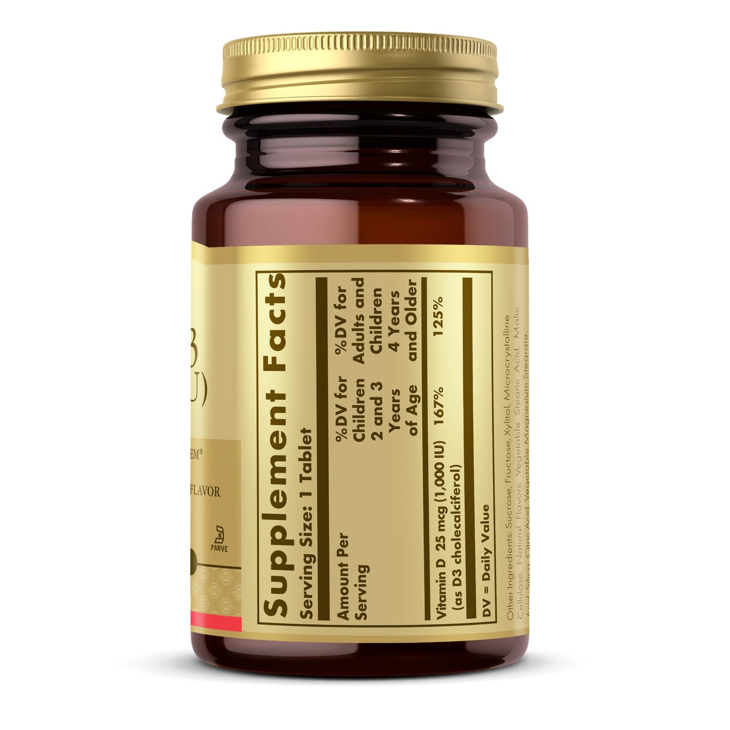 Solgar Vitamin D3 Tablet 100 Count
