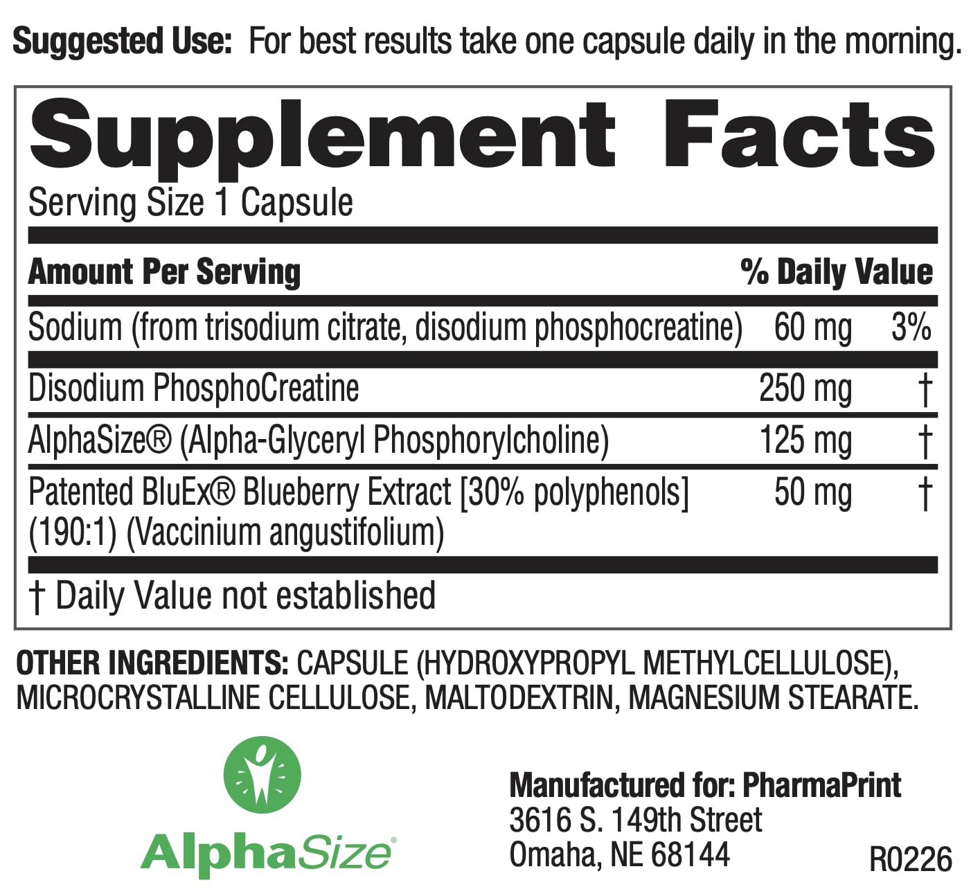 PharmaPrint AcuiT 30 Capsules