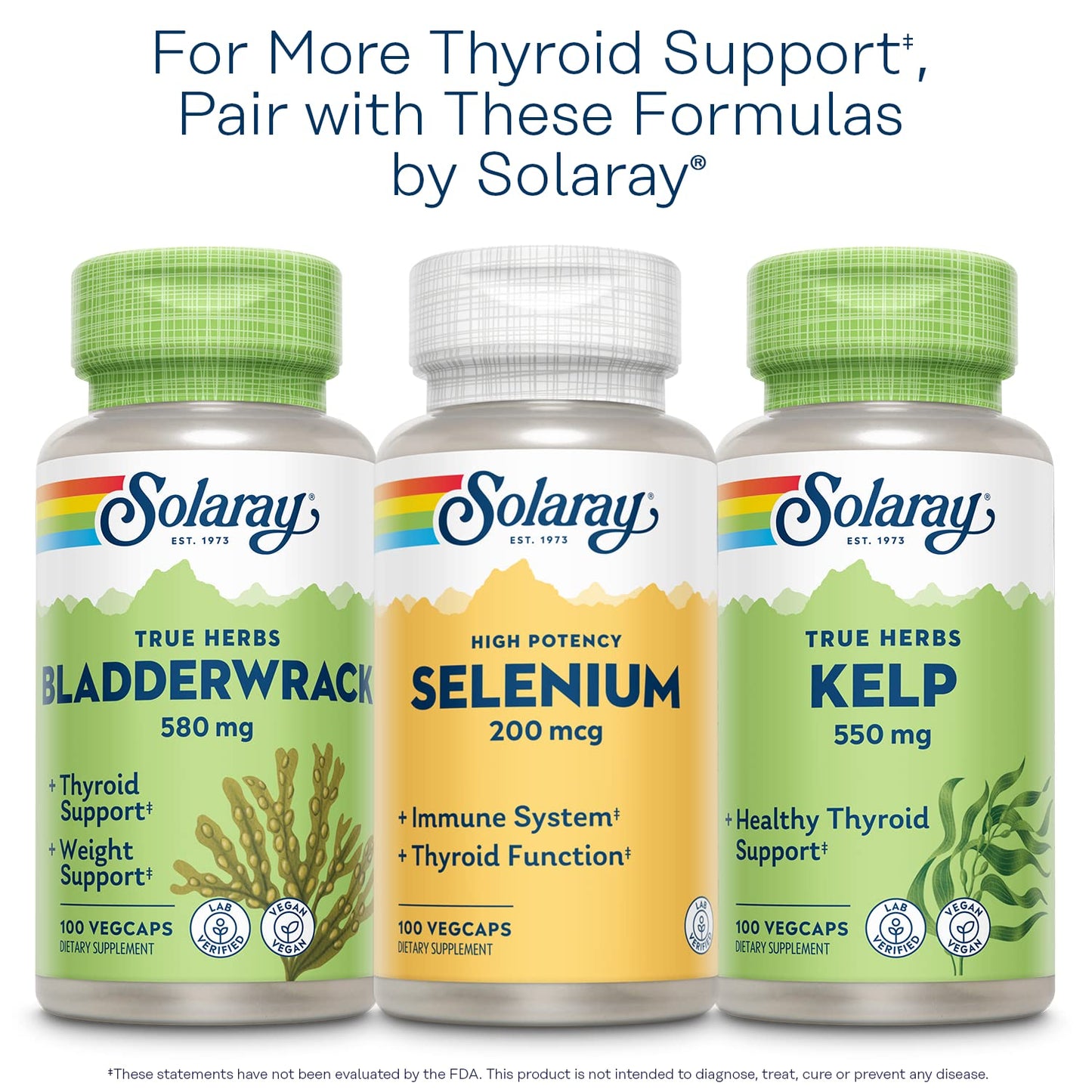SOLARAY Iodine 500 mcg Capsule, 30 Count