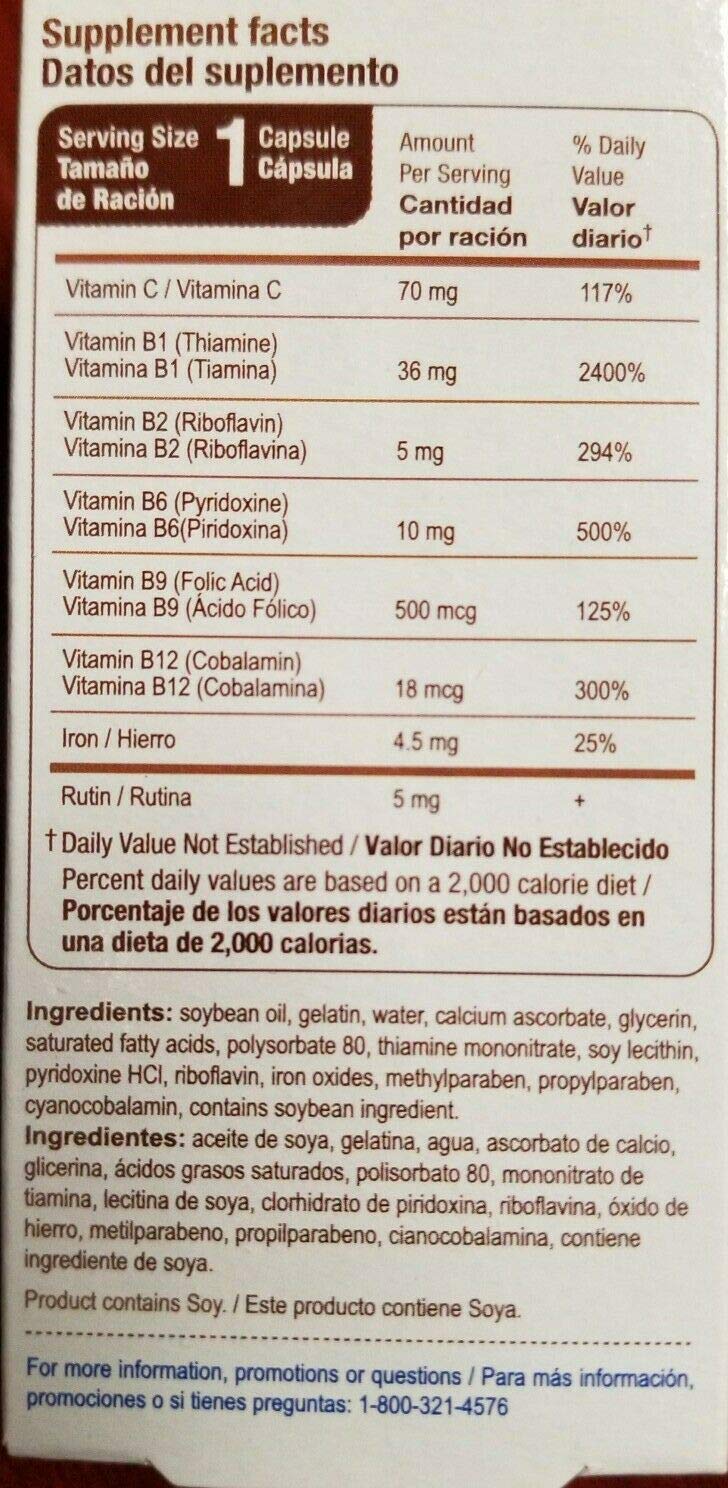 Bedoyecta B-Complex Multi Vitamin Capsule, 30 Count