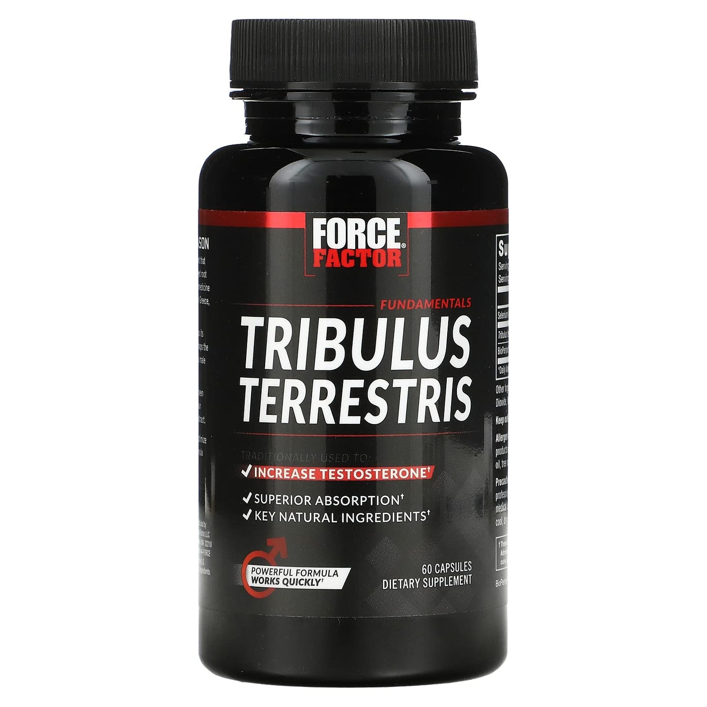 Force Factor Tribulus Terrestris for Men Capsules 60 Count