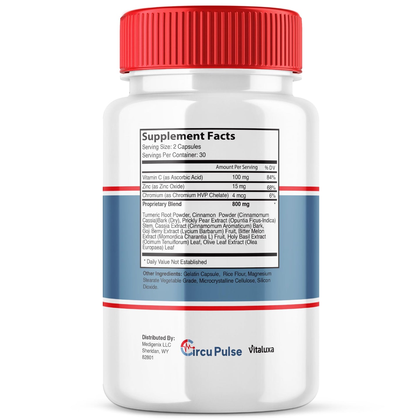 Vitaluxa CircuPulse Blood Support Capsules, 300 Count
