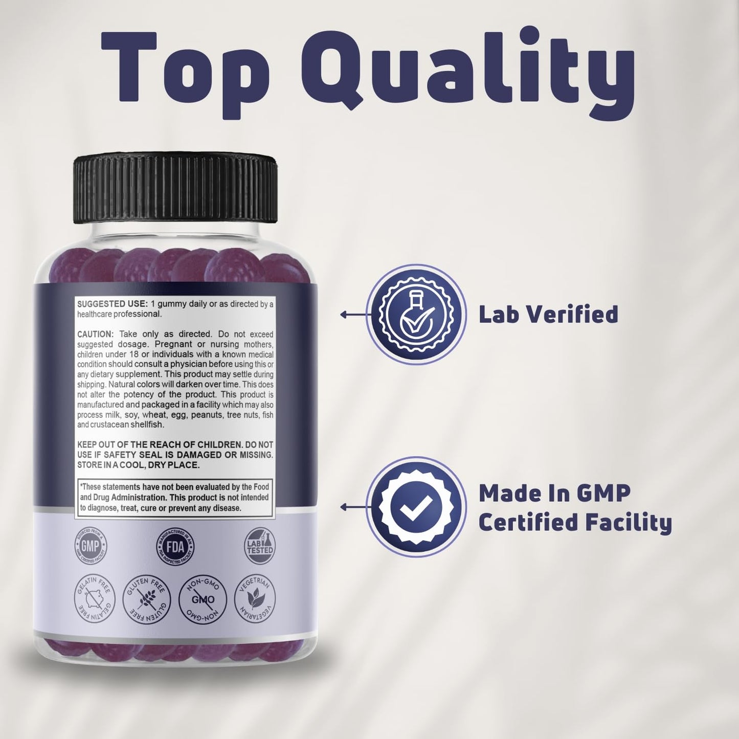 NUELATION Magnesium Citrate Gummies 100mg for Adults - 60 Gummies