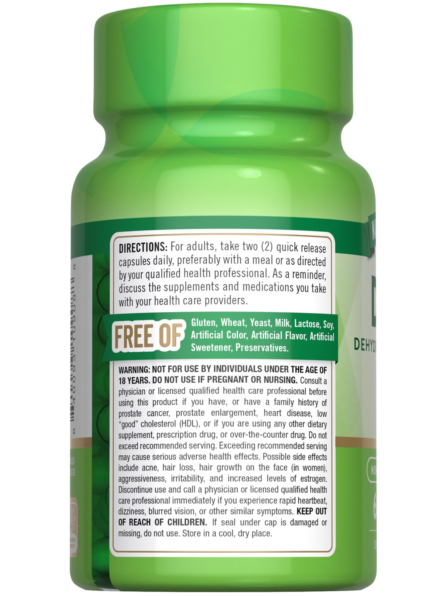 Nature's Truth DHEA 100mg Capsule, 60 Capsules, Non-GMO & Gluten Free
